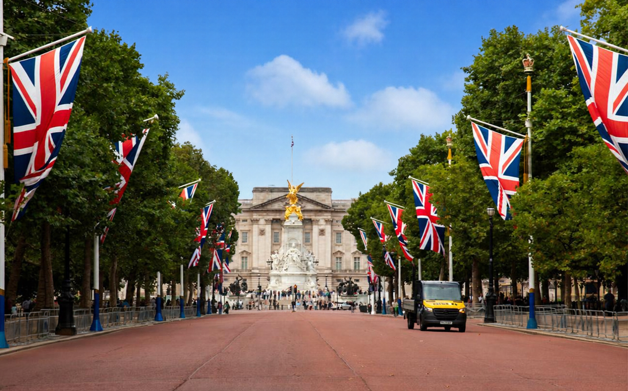 Changing of the Guard Walking Tour with photo of Buckingham Palace
