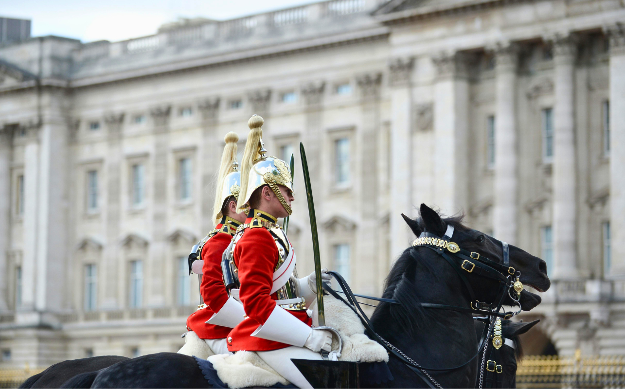 Changing of the Guard Tour with the Royal Horse Guards of the Household Cavalry