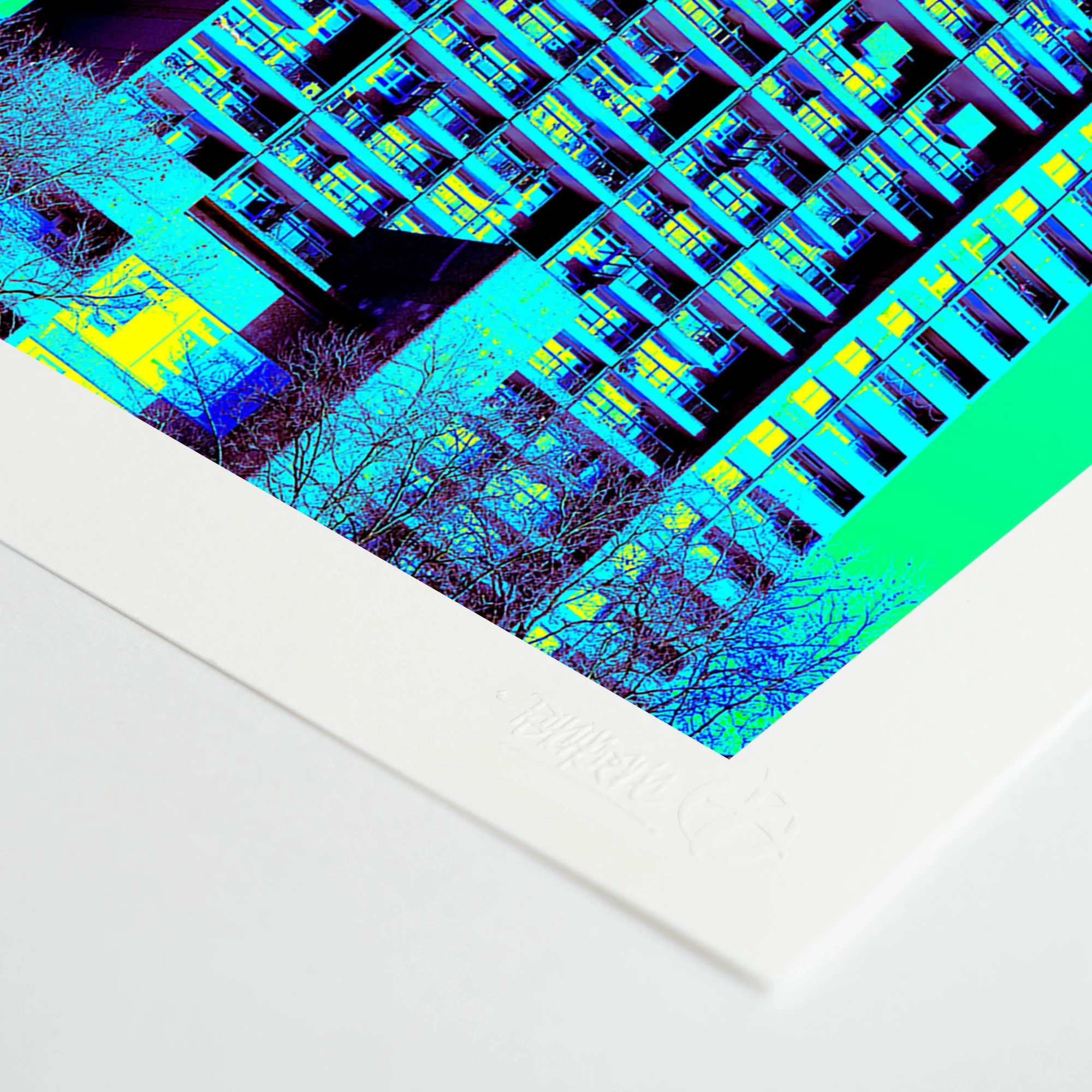 PSYCHEDELIC TRELLICK Blue Emossed Psychedelic Print Corner.jpg