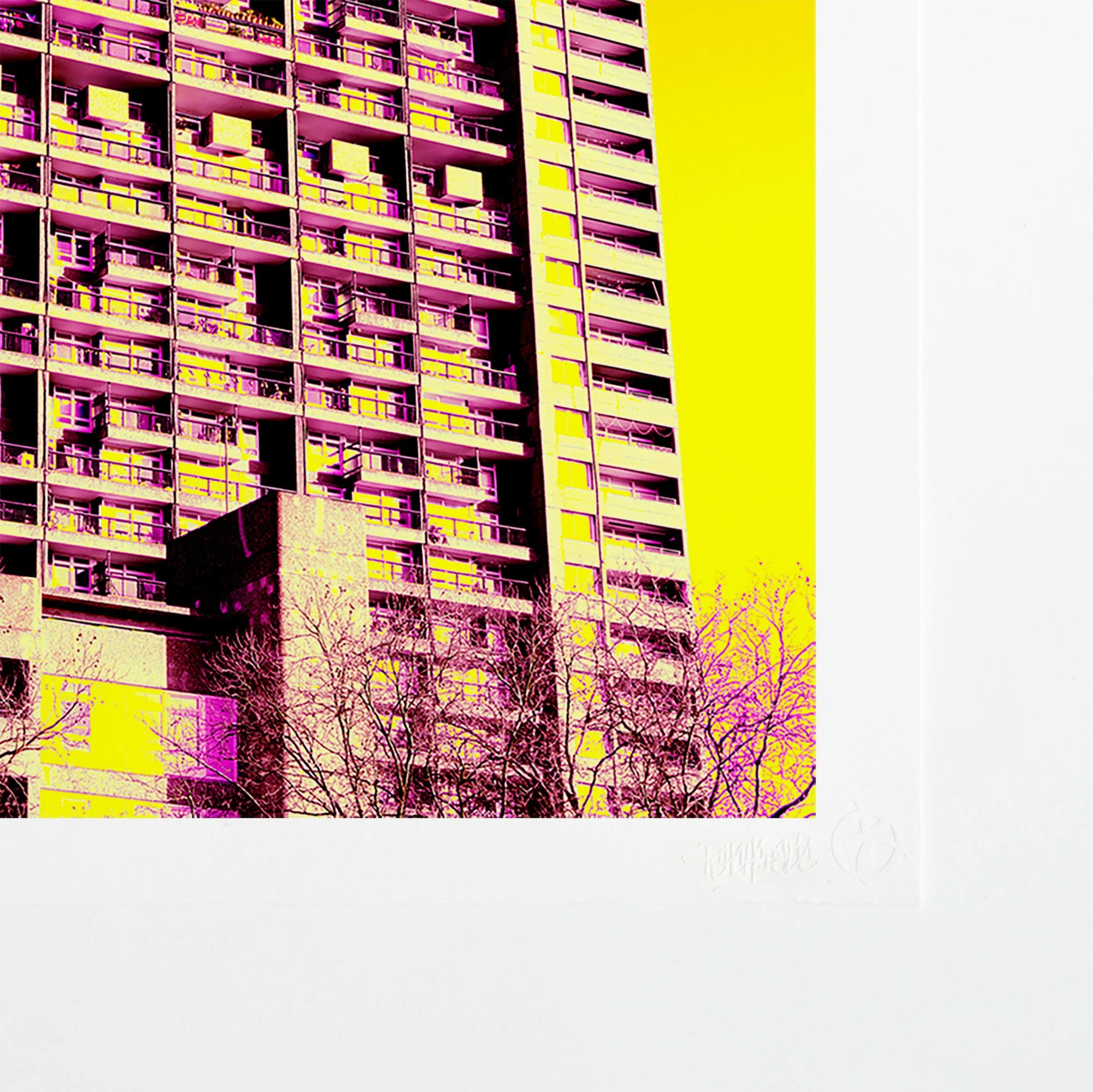 PSYCHEDELIC TRELLICK Orange Stamp Print Initials Corner.jpg