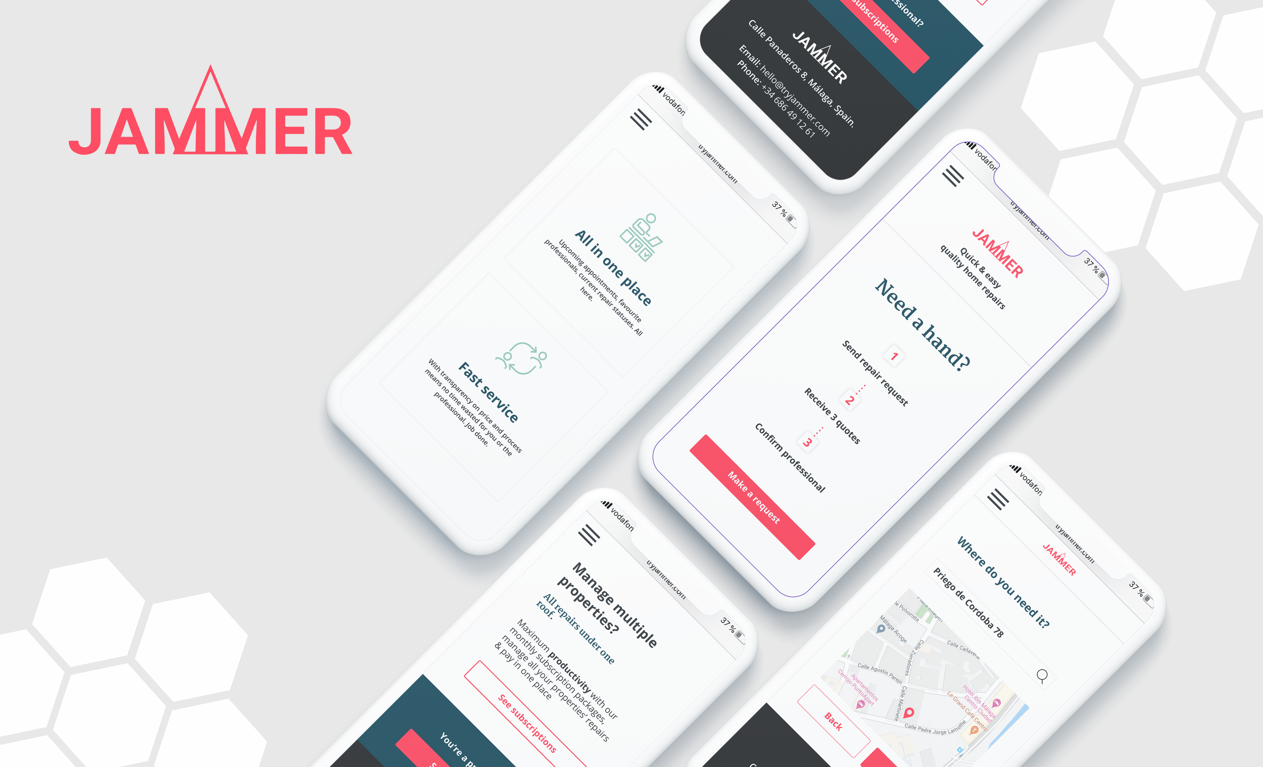 JAMMER - AN APP THAT HELPS OWNERS FOLLOW THE REPAIRS ON THEIR PROPERTIES.