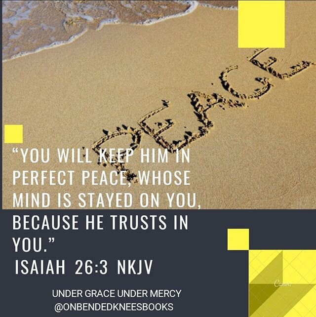 Yesterday we talked about agreeing with the Word of God for the fulfilment of the Word in our lives. This Scripture says as long as we trust in God and we continue to meditate on His Word we will be at peace always. When Jehoshaphat was in trouble, h