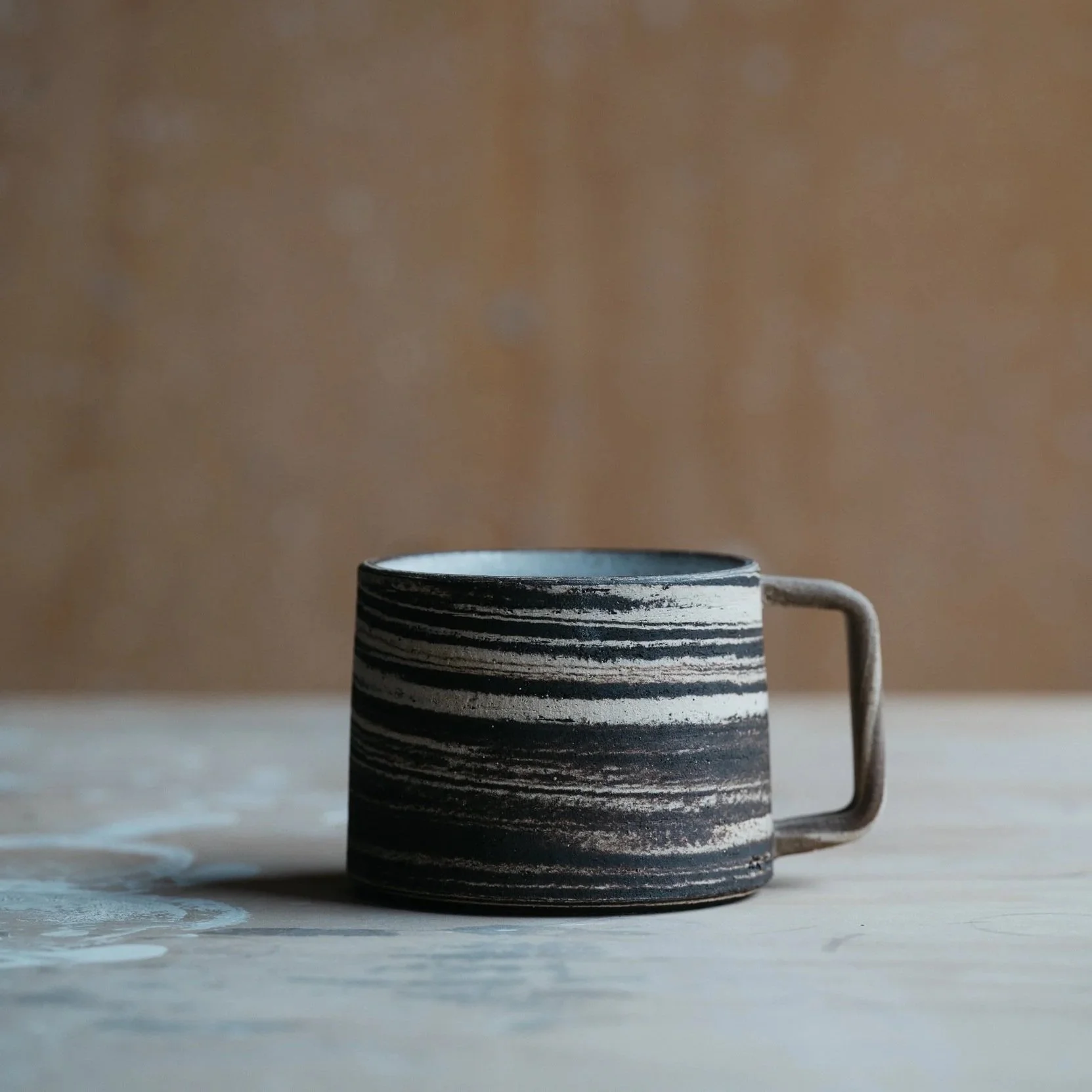 marbled mug