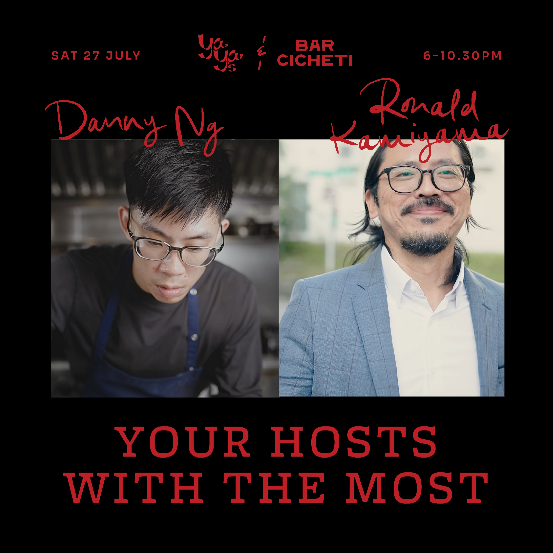 The hosts with the most