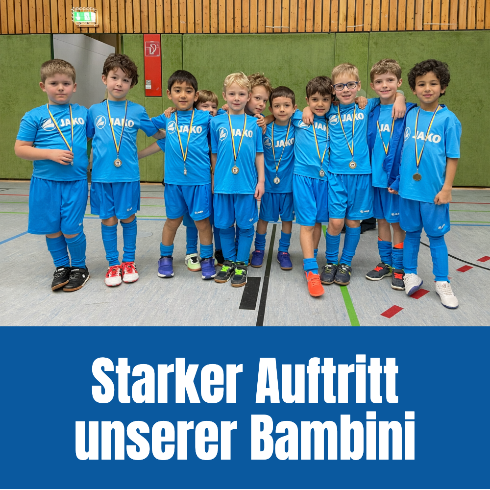 Starker Auftritt unserer Bambini beim Rheinstettener Hallenmaster