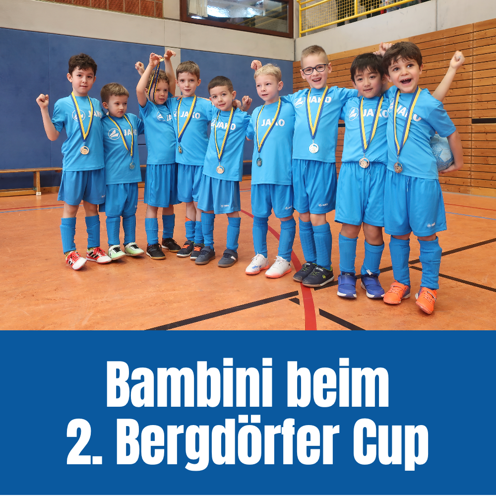 Bambini des FC Südstern beim 2. Bergdörfer Cup