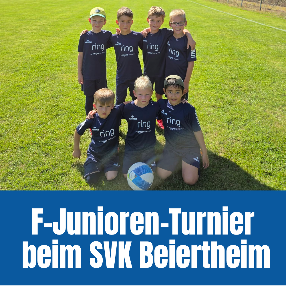 F-Junioren beim Turnier des SVK Beiertheim