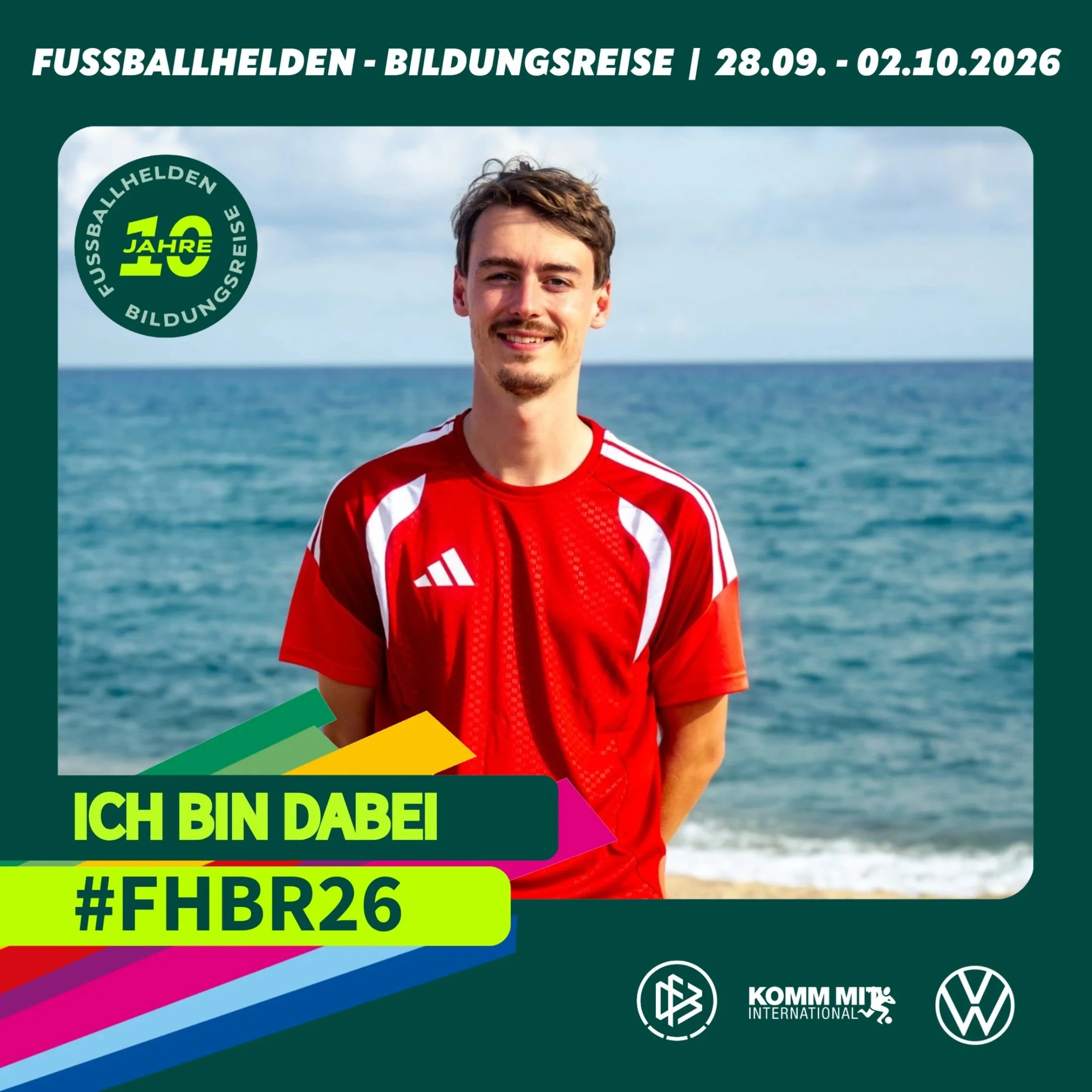 Fußballhelden-Bildungsreise 2026: Yannick Zöller erlebt fünf Tage voller Fußball, Weiterbildung und Gemeinschaft