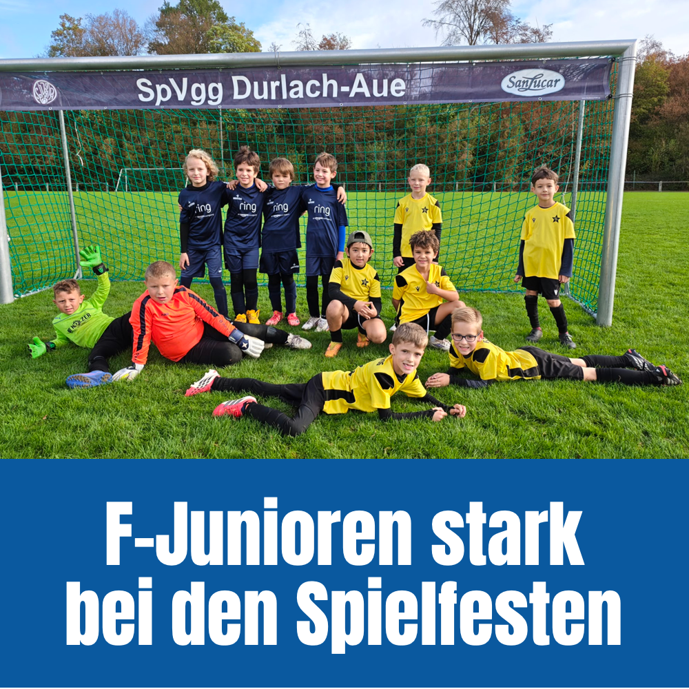 F-Junioren überzeugen bei Spielfesten