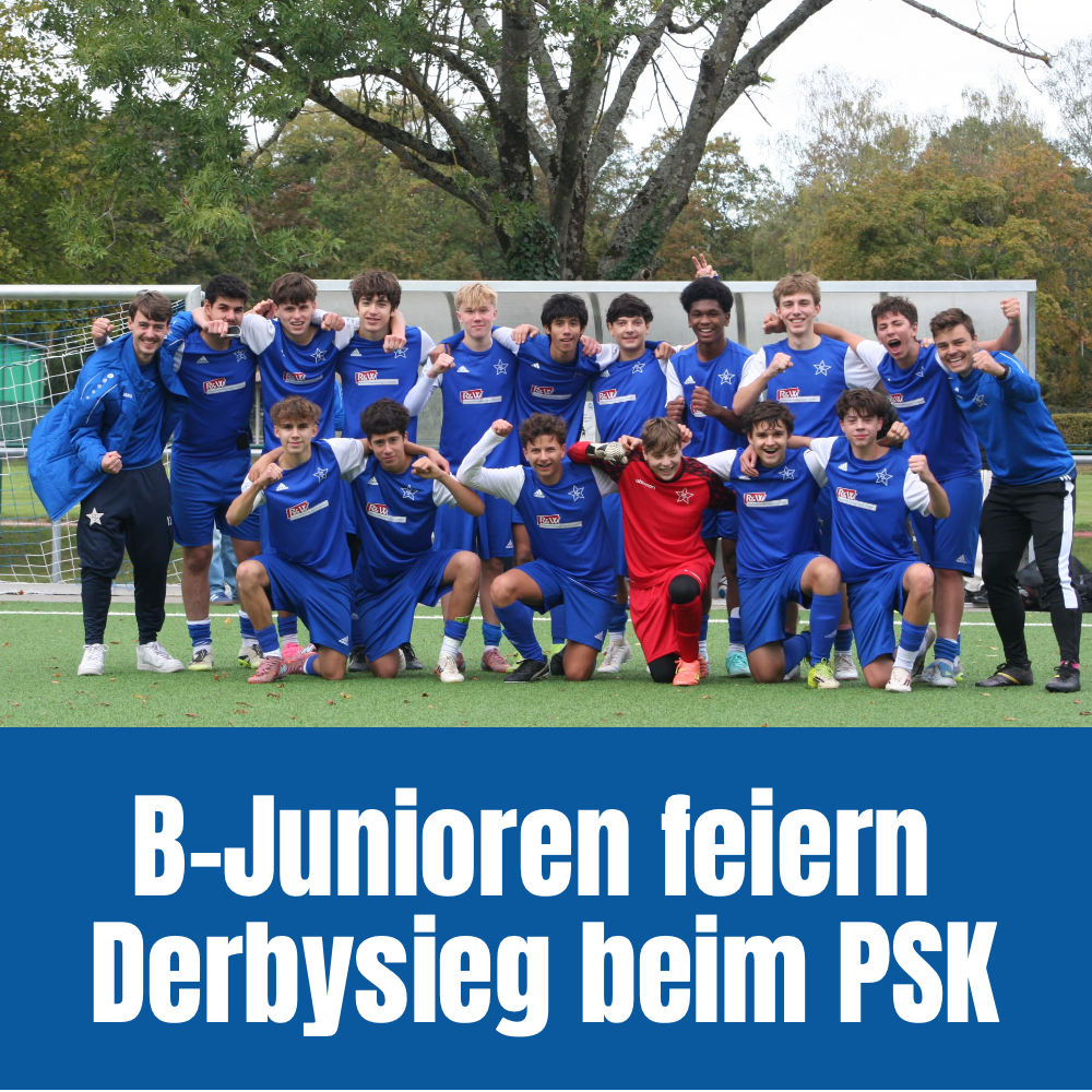 B-Junioren feiern Derbysieg beim PSK!