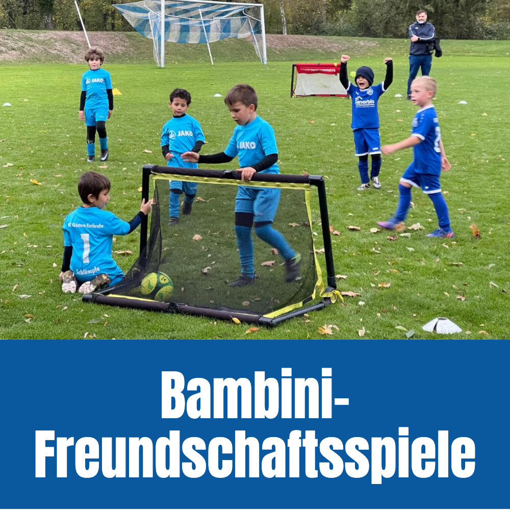 Bambini: Letztes Rasentraining mit Freundschaftsspielen
