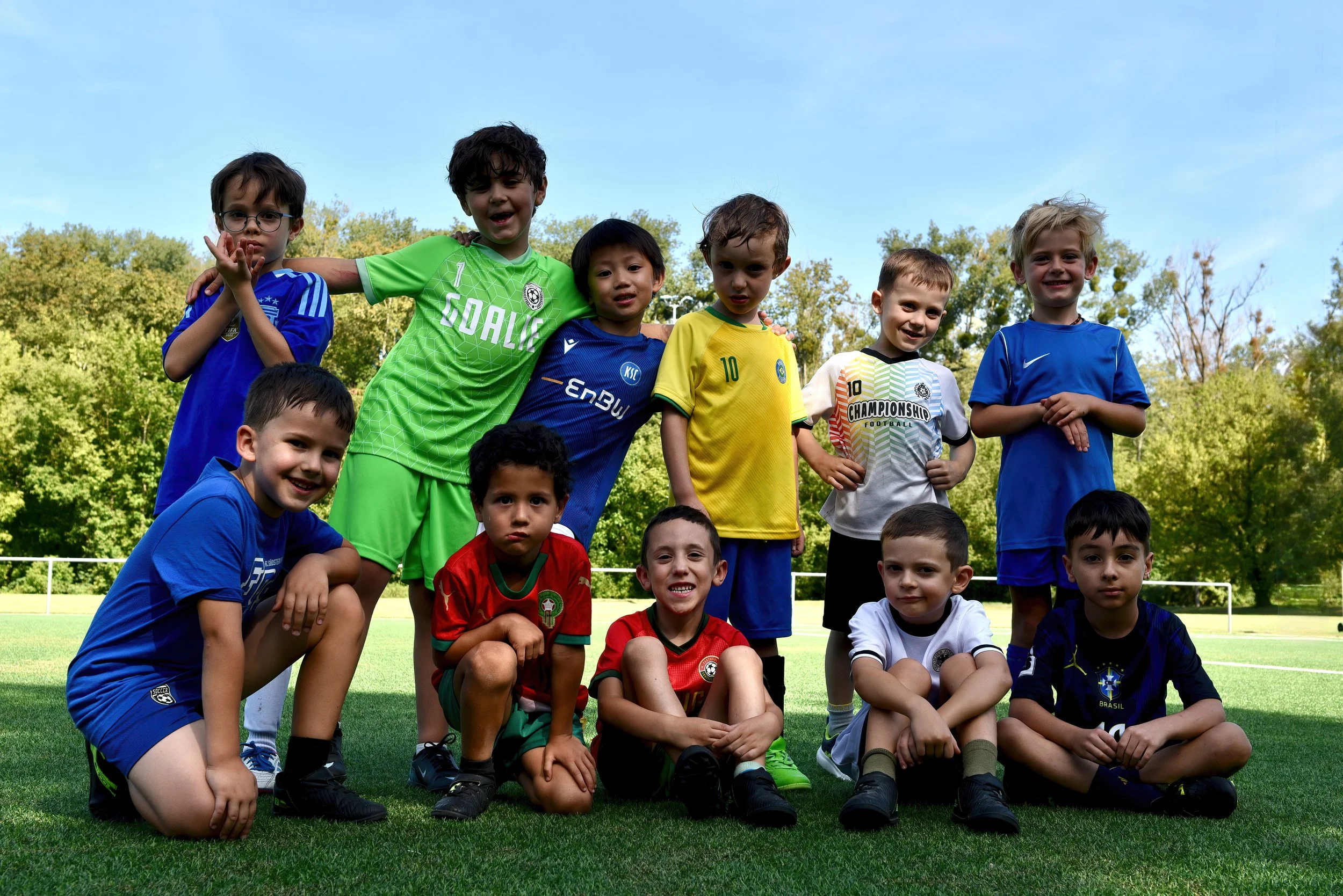 Einige unserer Spieler der Bambini-Mannschaft im Juli 2026