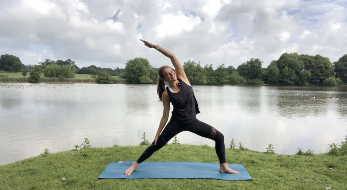 Yoga reverse warrior