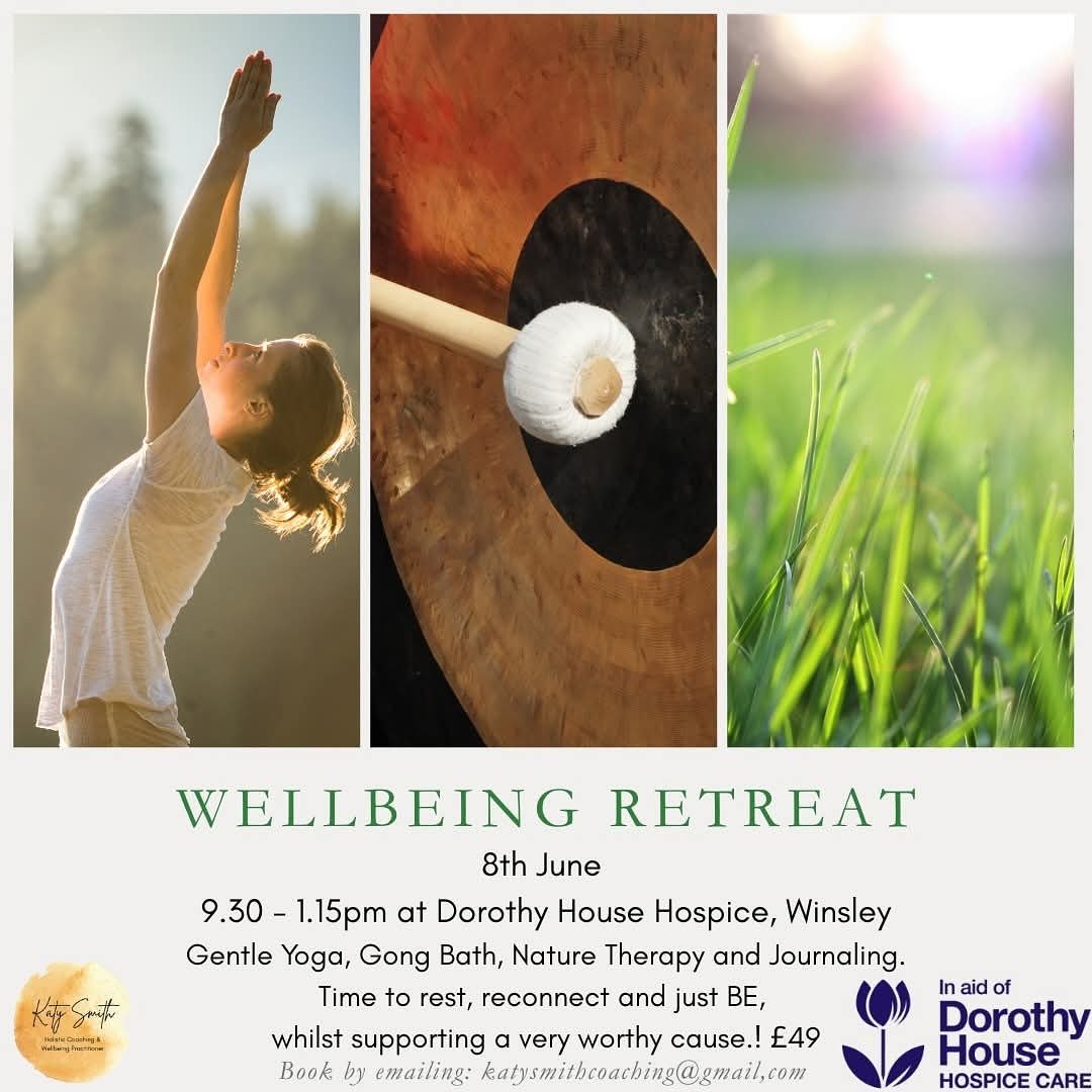 Half Day Retreat this Sunday in aid of @dorothyhousehc 🌷

This Sunday, I&rsquo;ll be teaching a yoga class as part of a beautiful half day retreat organised by my lovely friend @katysmithcoaching, from 9:30am - 1:15pm at Dorothy House Hospice in Win