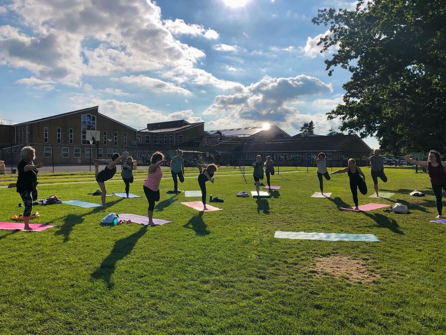 The sunshine is here, and that can mean only one thing&hellip; outdoor yoga! ☀️

All my classes are being taken outside to Sheldon School field this week, and I can&rsquo;t wait.

You can join me on:
Monday 6&ndash;7pm
Tuesday 6:30&ndash; 7:30pm
Wedn
