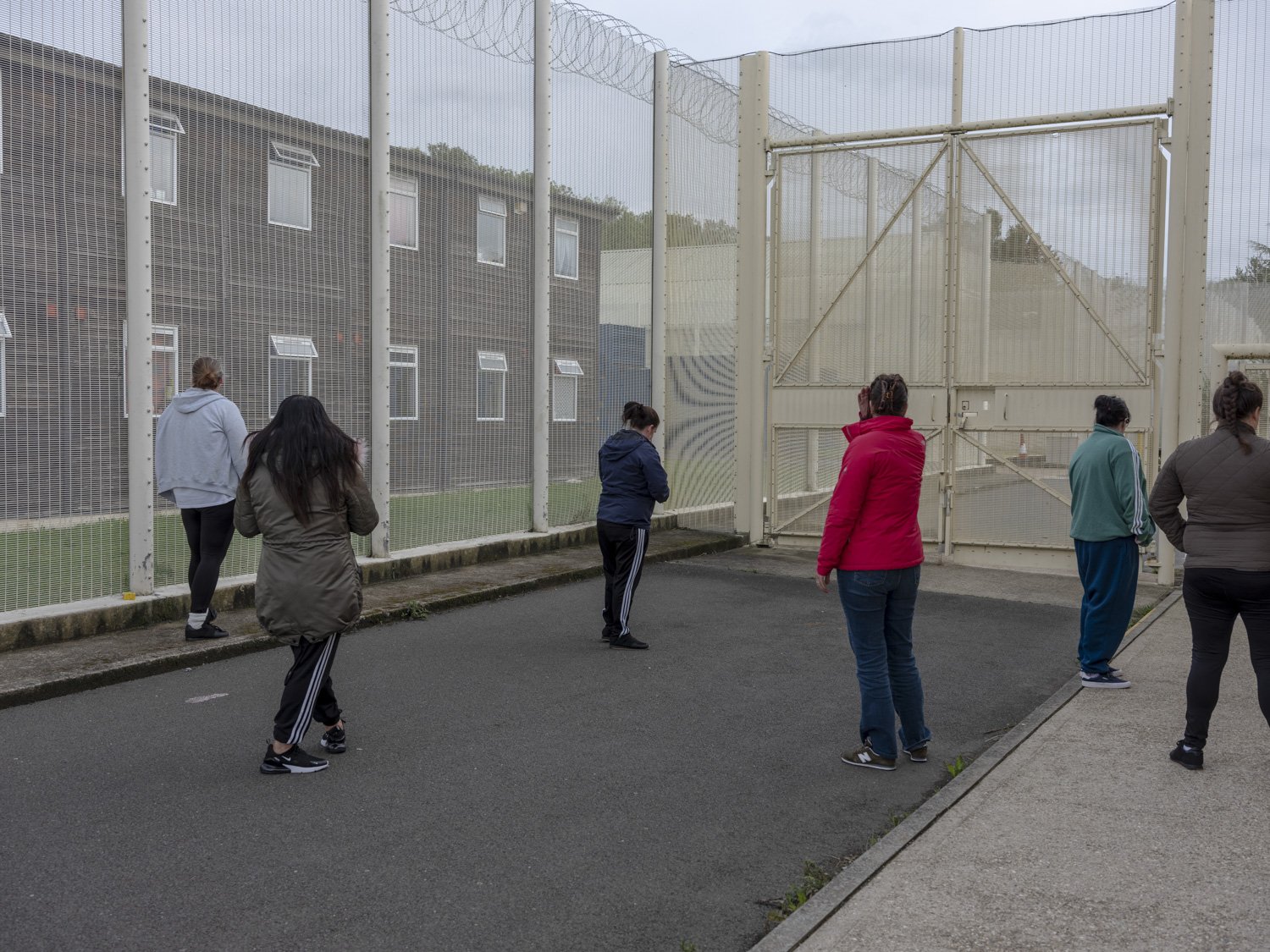 Prisoners at HMP Send.