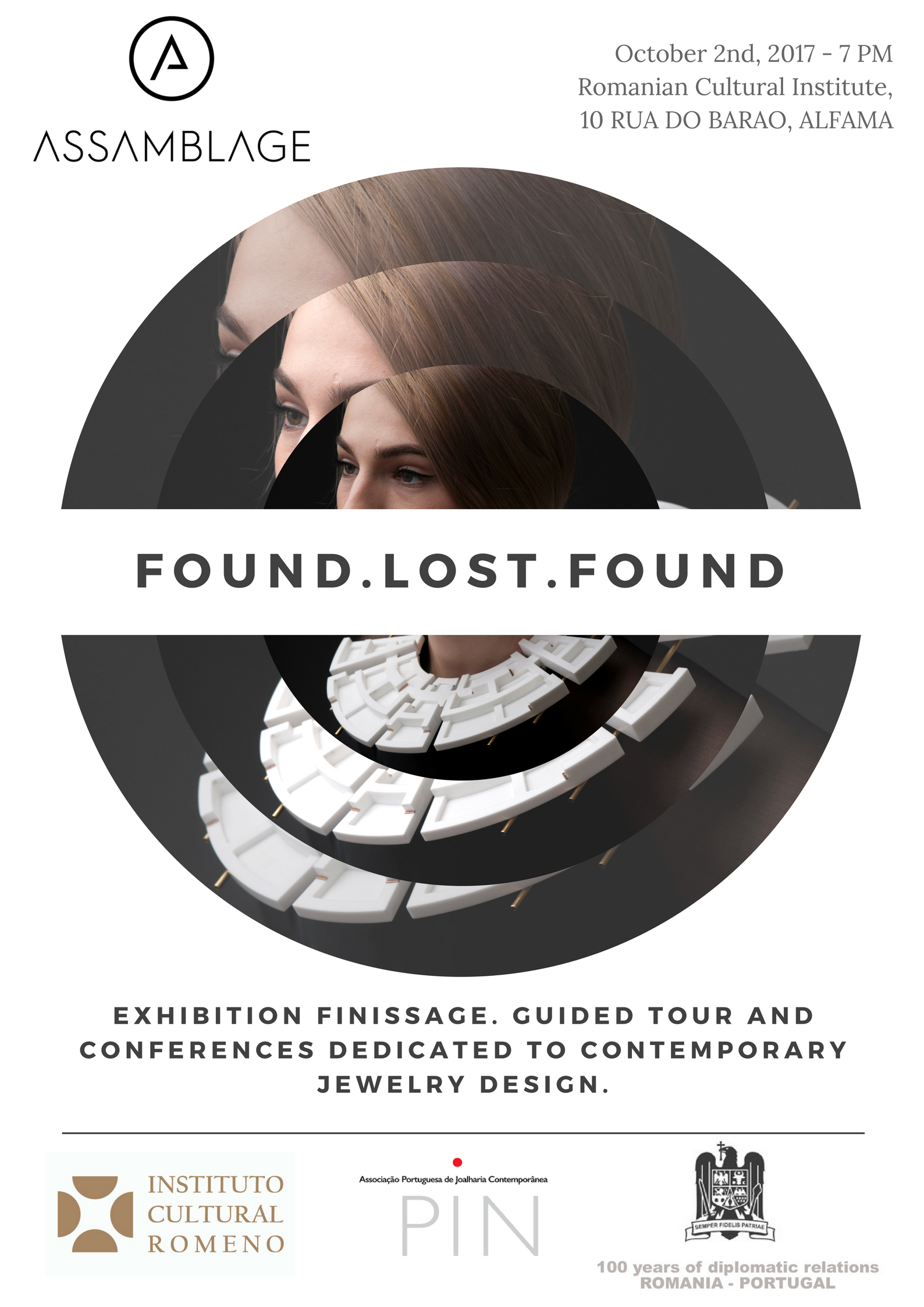 Expoziția de bijuterie Found.Lost.Found la Lisabona. Dialog contemporan cu tezaurul dacic