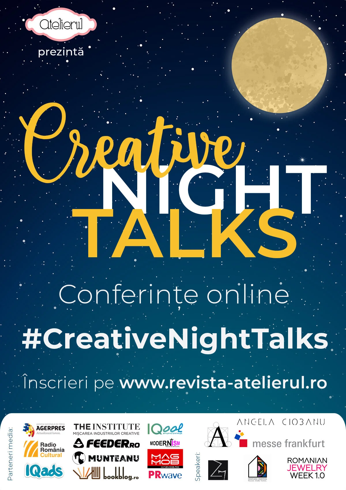 Creative Night Talks by Revista Atelierul || 24 septembrie 2020 - David Sandu