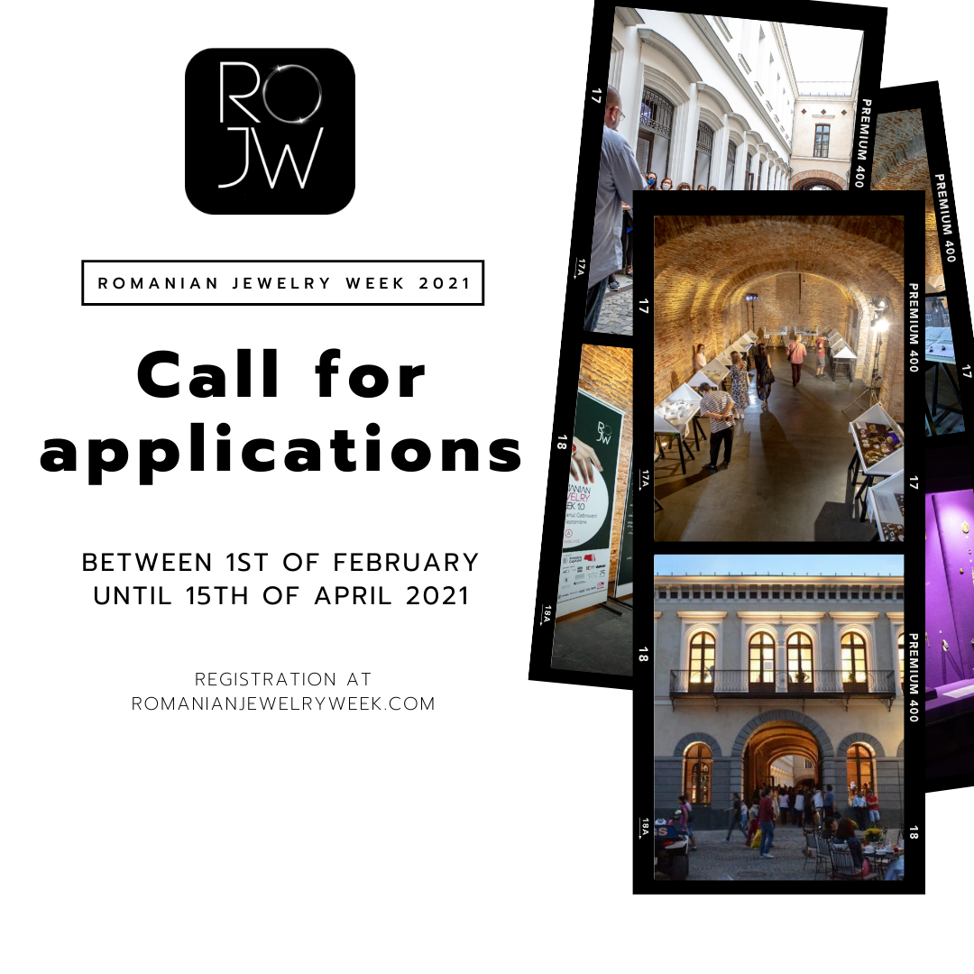 Romanian Jewelry Week 2021 – Call for Applications 