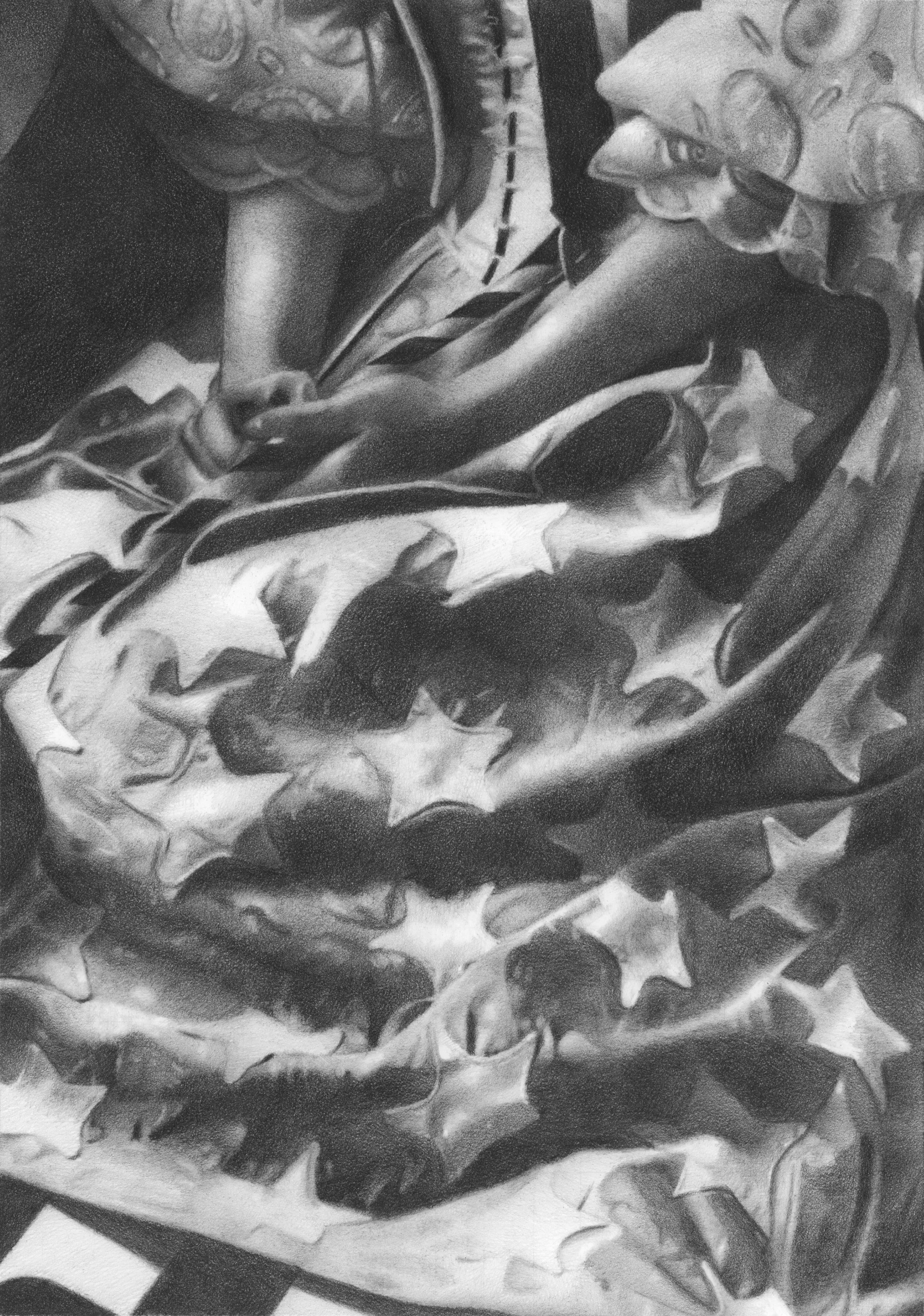 Unknown III (2021)⁠ 
27 x 19 cm⁠ 
Graphite on Bristol board