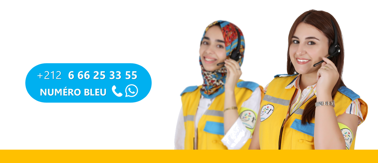 Service client APSOPAD International à travers le Numéro Bleu