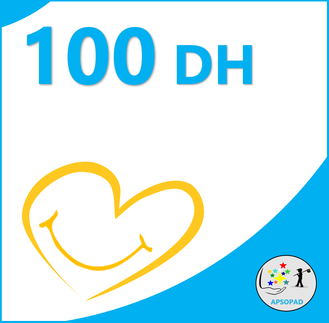 Donation de 100 DH à APSOPAD