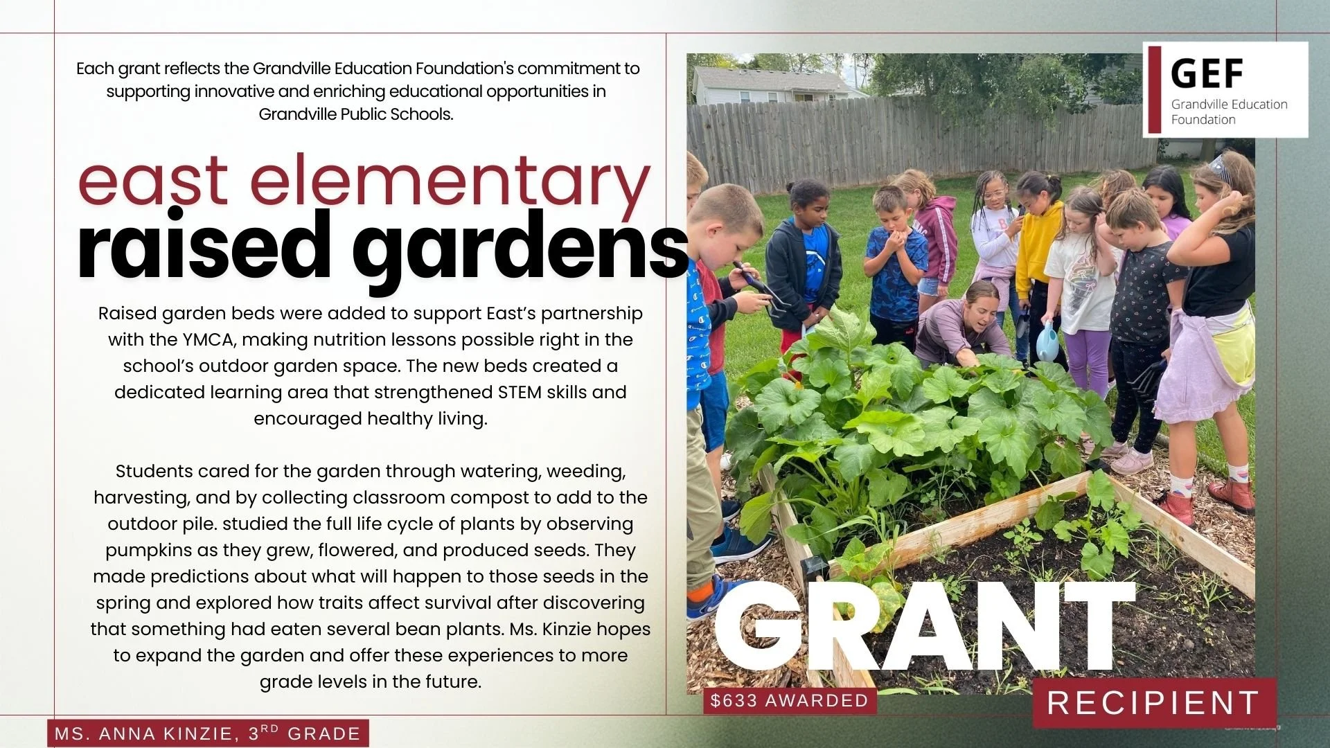 East Elementary Learning Garden