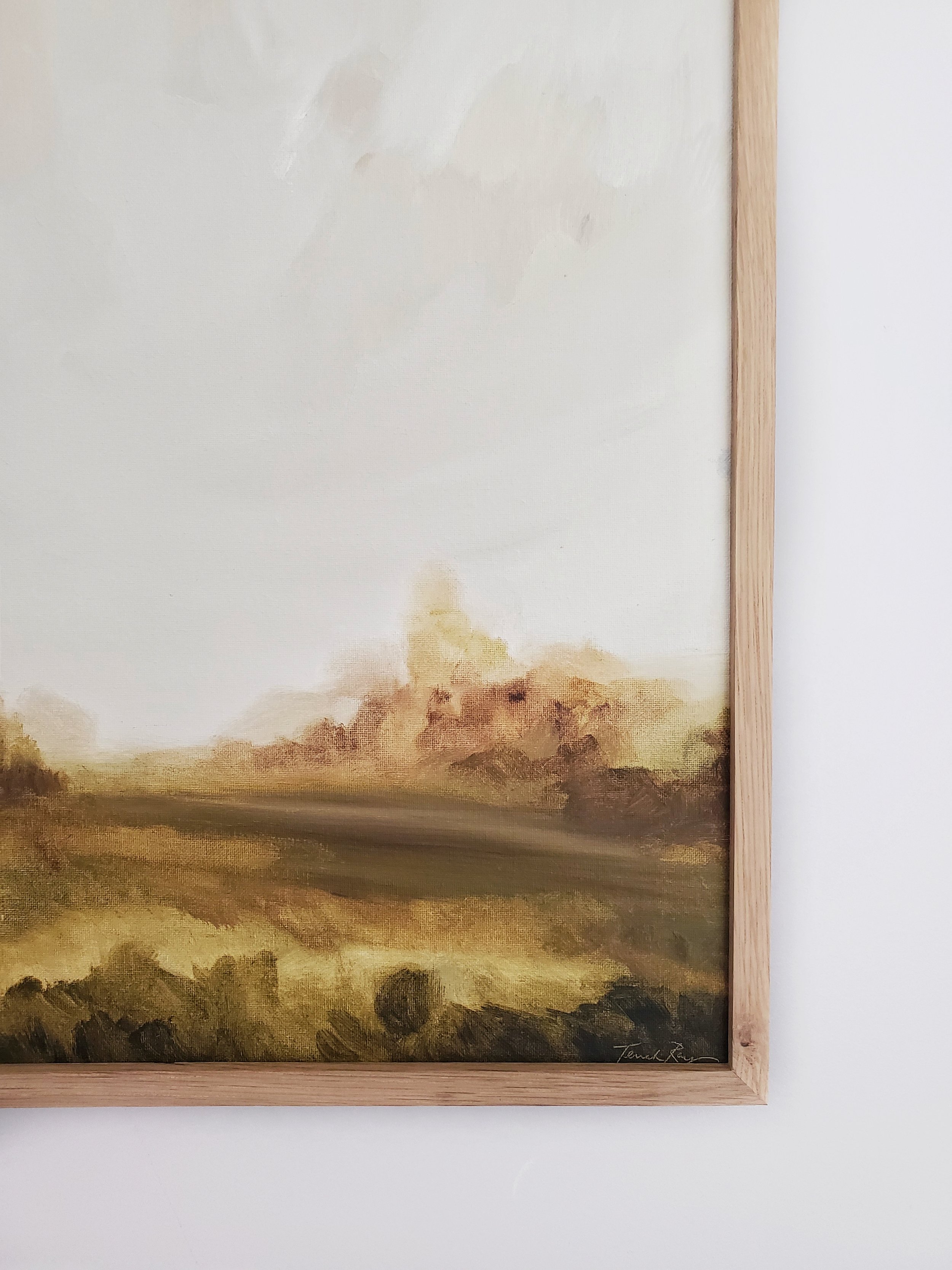 loose brushstroke landscape painting in natural frame.jpeg