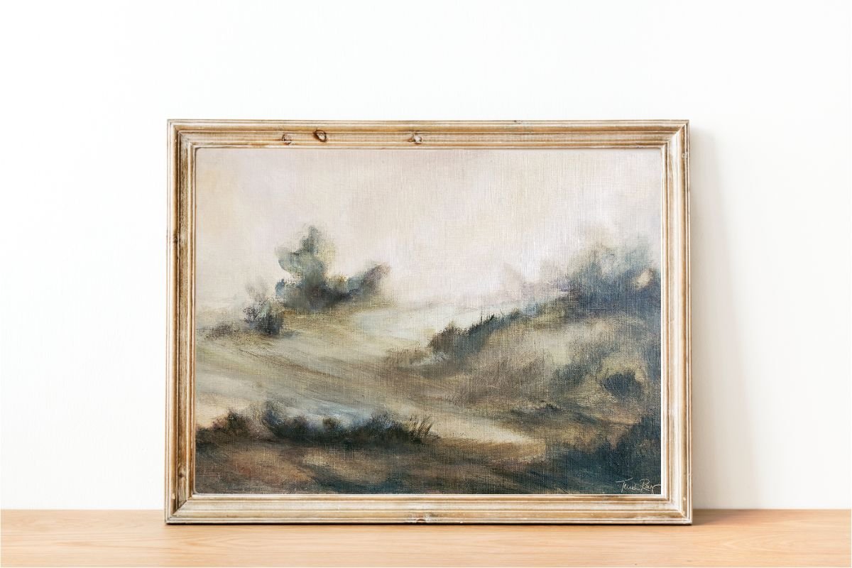 Autumn Landscape Oil Painting Styled In Home.jpg