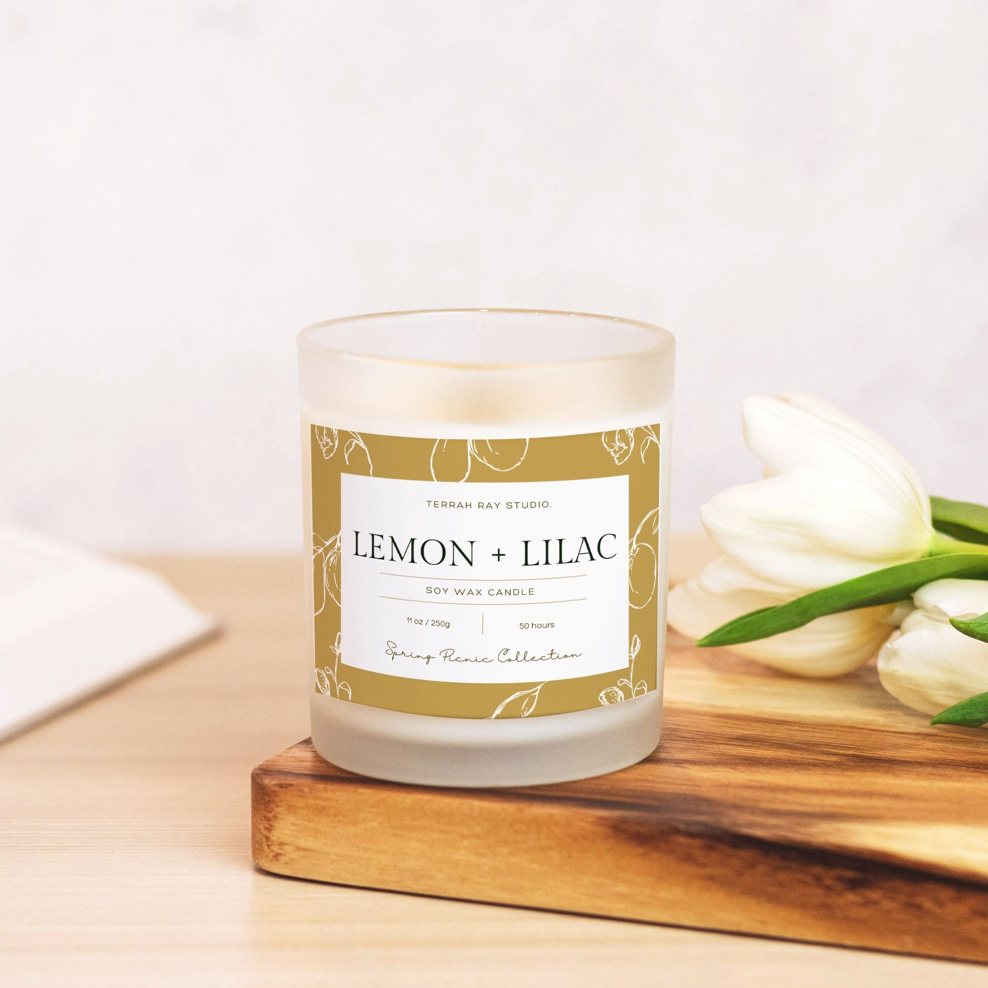 Lemon + Lilac Candle