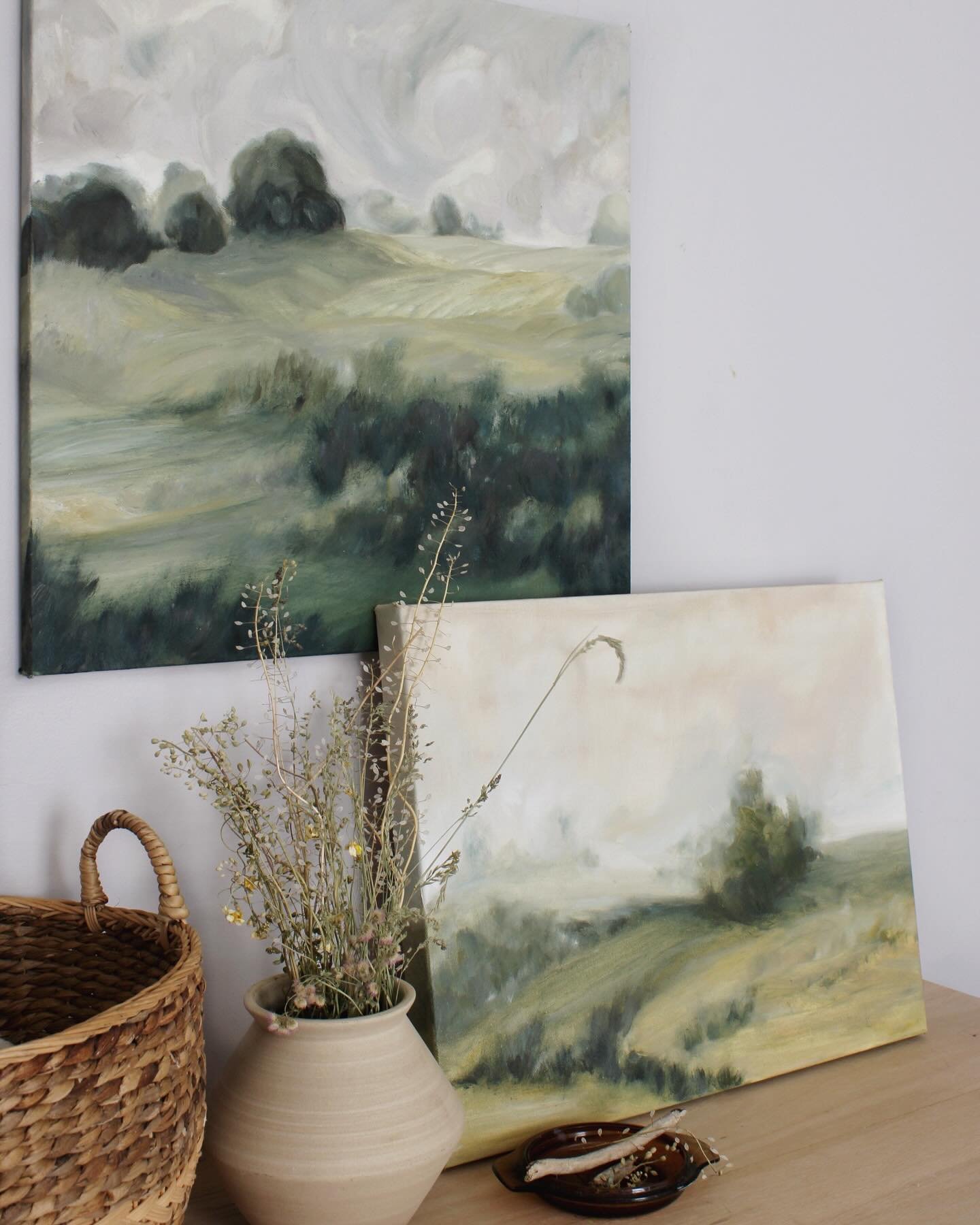A little peek at a few originals that you can find in my shop right now.  I&rsquo;d love to know if one stands out to you the most? and if you&rsquo;re looking for something special to add to your walls, they&rsquo;re all currently available. 
.
.
.
