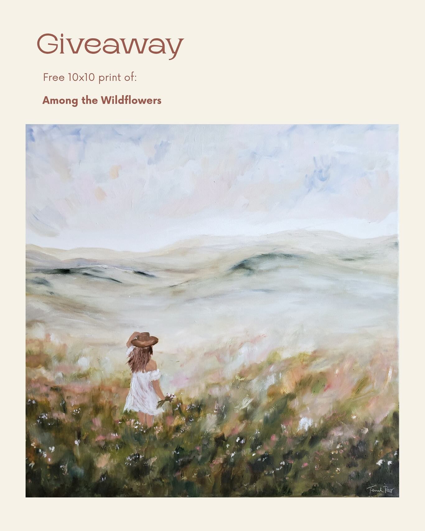 Let&rsquo;s kick off Art Week with something really special&mdash;a giveaway of one of my most loved prints, Among the Wildflowers.

This one has quietly become a favorite, and it&rsquo;s been so sweet to hear how much it&rsquo;s resonated with you t