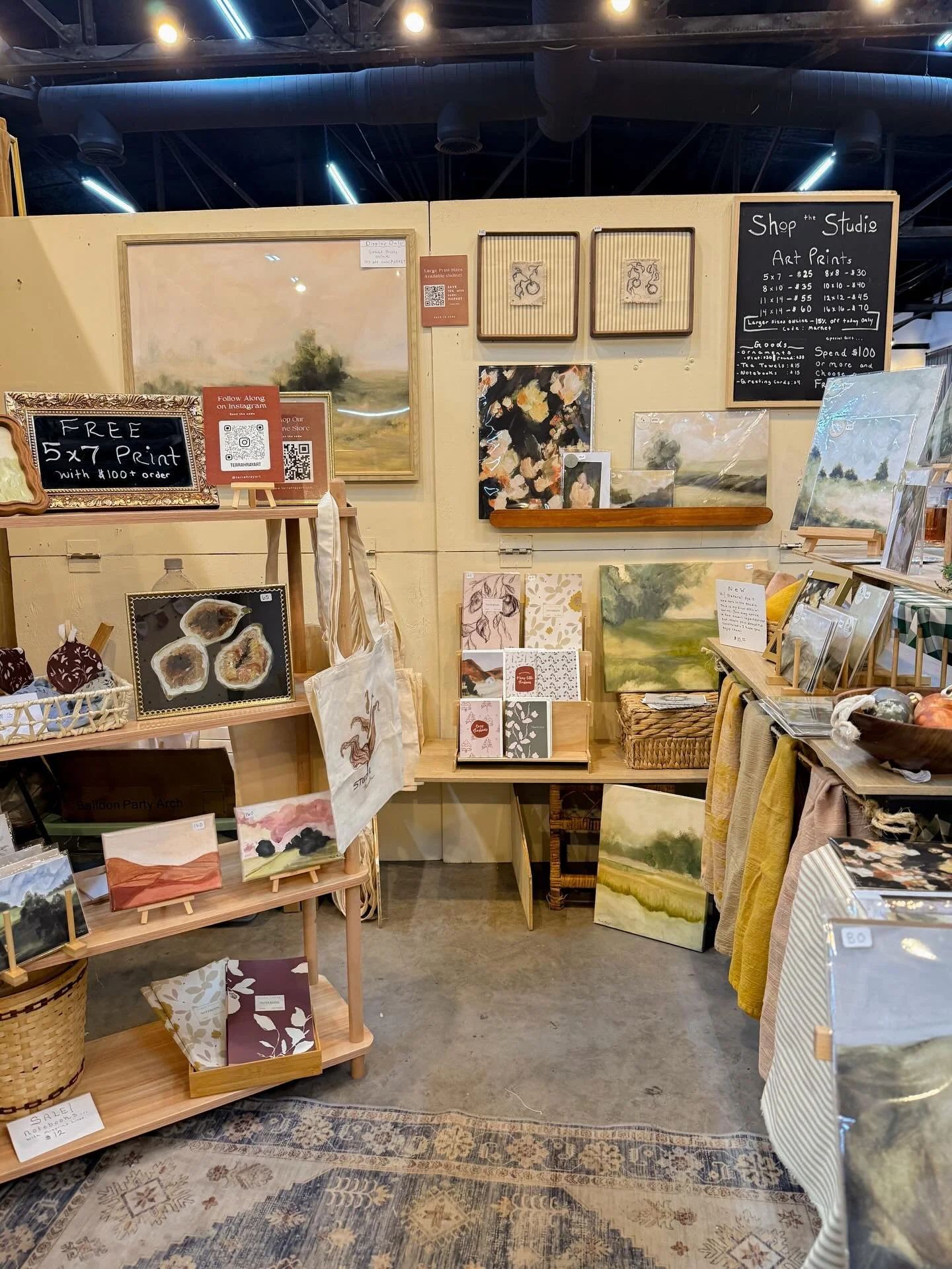 @mademarket is happening right now!! Come stop in, say hi, and get you some pretty new art ( and the sweetest gifts!) 

New prints, handpainted ornaments, and a few framed pieces are with me today! 

#artforthehome #artisanmadegoods #shopsmall