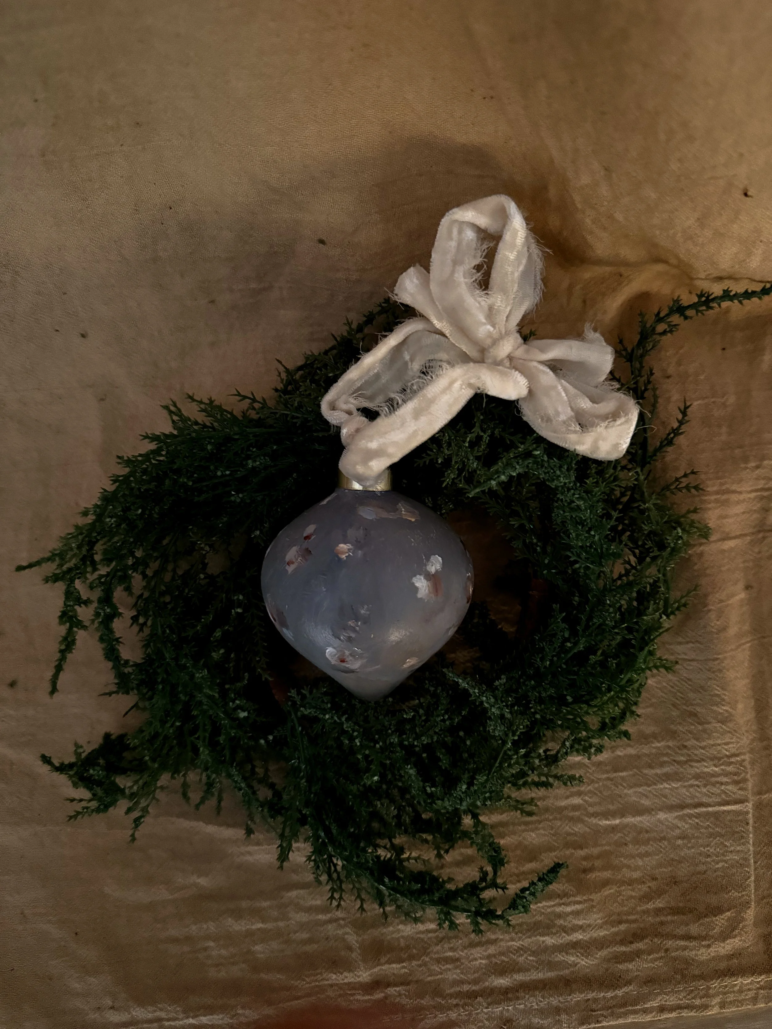 handpainted artisanal ceramic ornament earth tone neutral nature inspired christmas - terrah ray-49.jpg