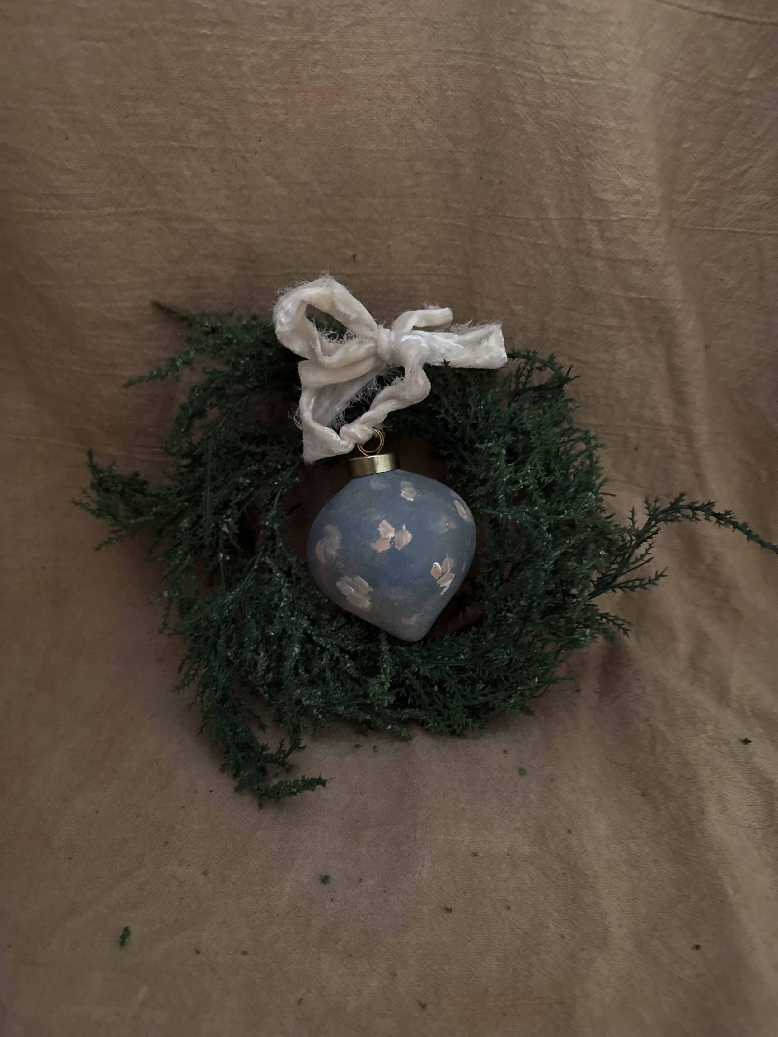 handpainted artisanal ceramic ornament earth tone neutral nature inspired christmas - terrah ray-39.jpg