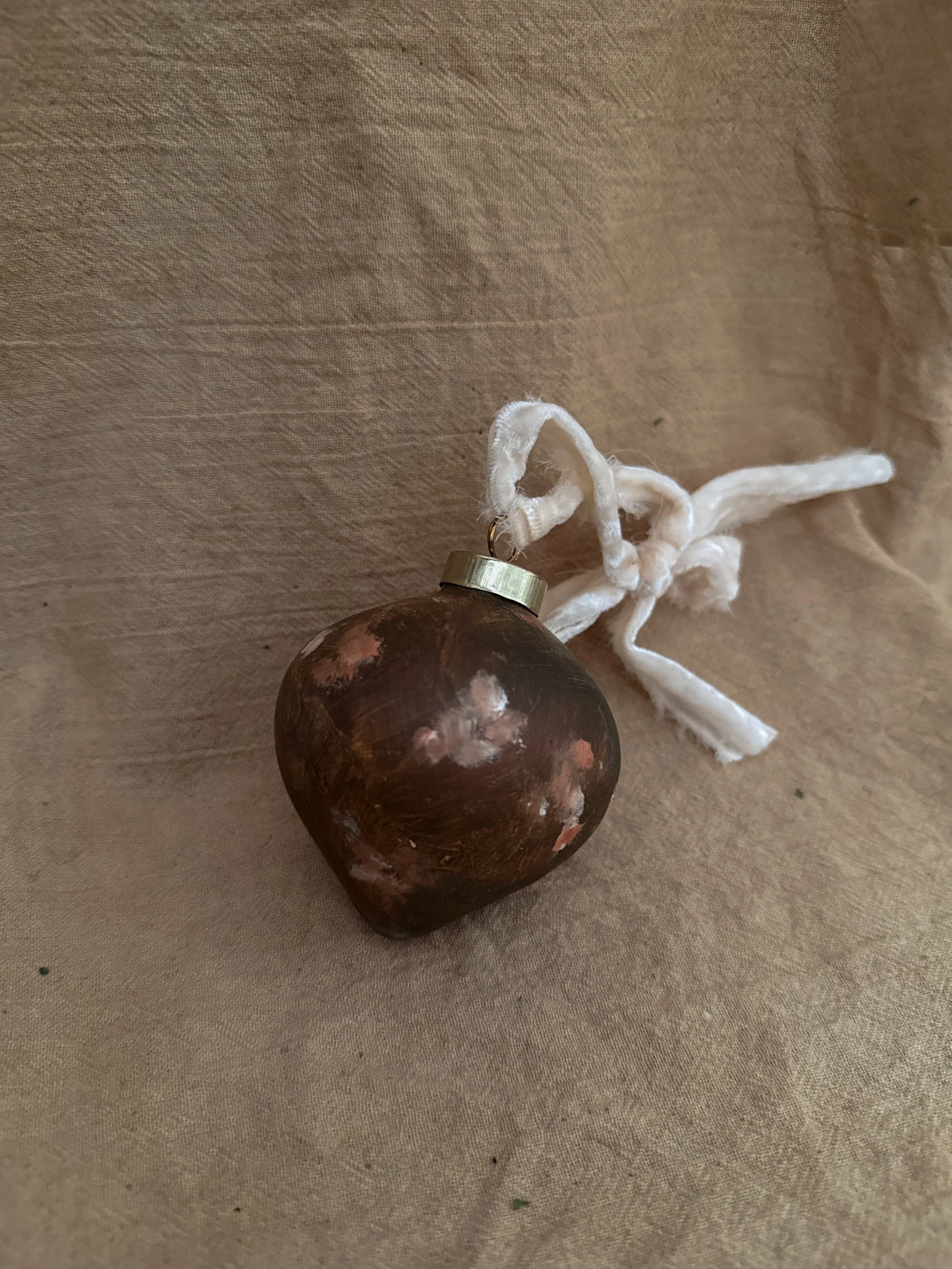 handpainted artisanal ceramic ornament earth tone neutral nature inspired christmas - terrah ray-16.jpg