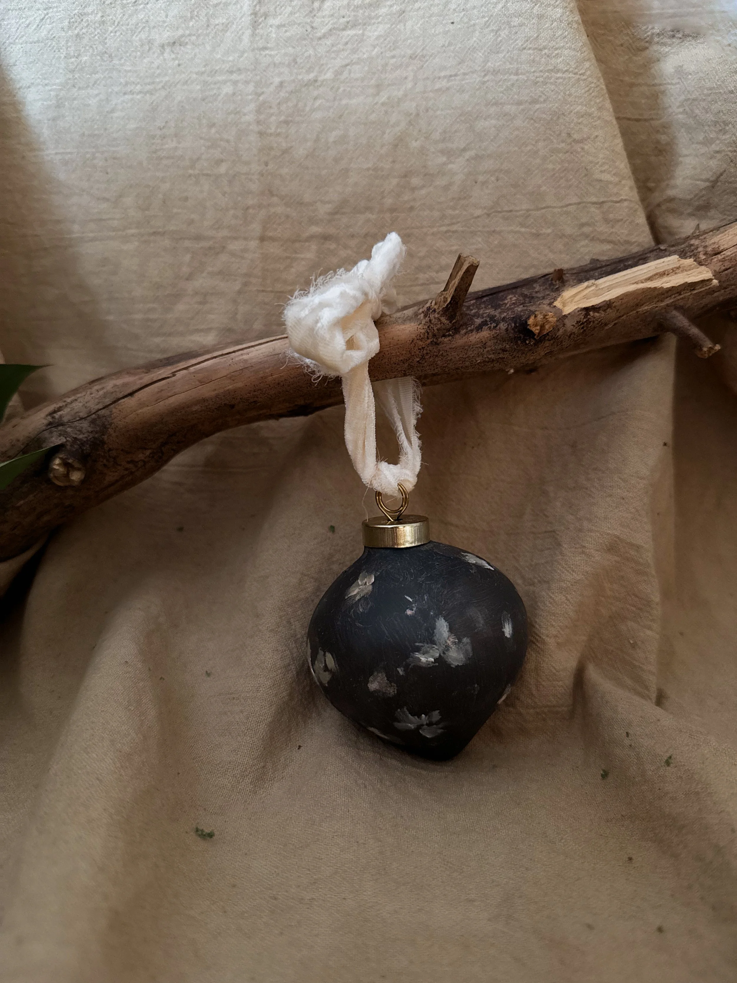 handpainted artisanal ceramic ornament earth tone neutral nature inspired christmas - terrah ray-9.jpg