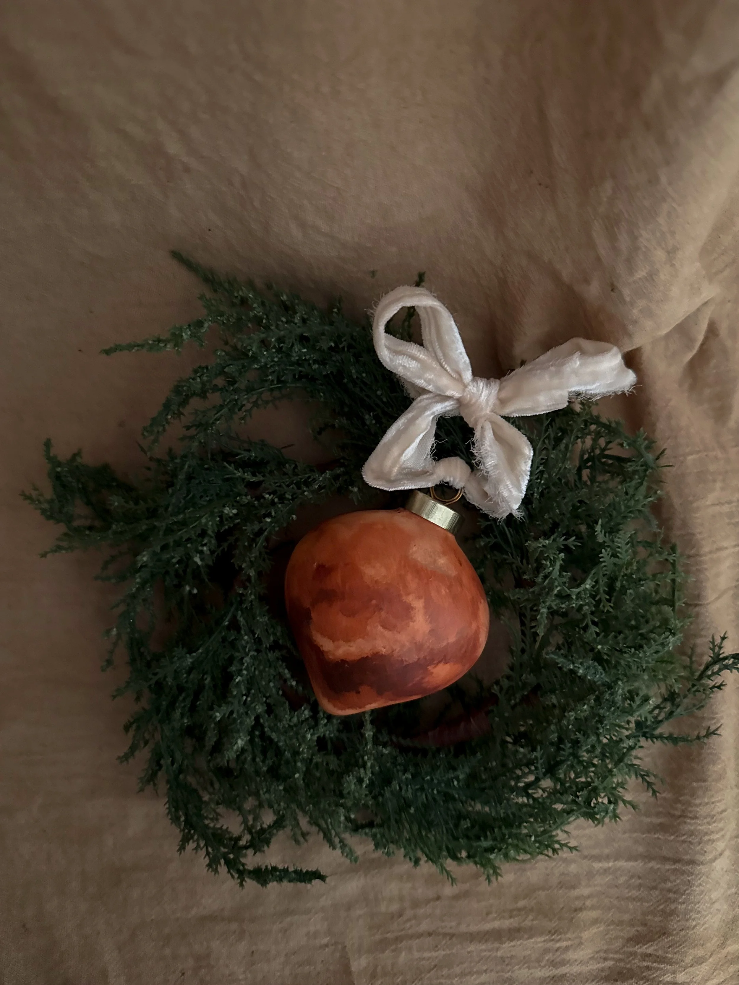 handpainted artisanal ceramic ornament earth tone neutral nature inspired christmas - terrah ray-22.jpg