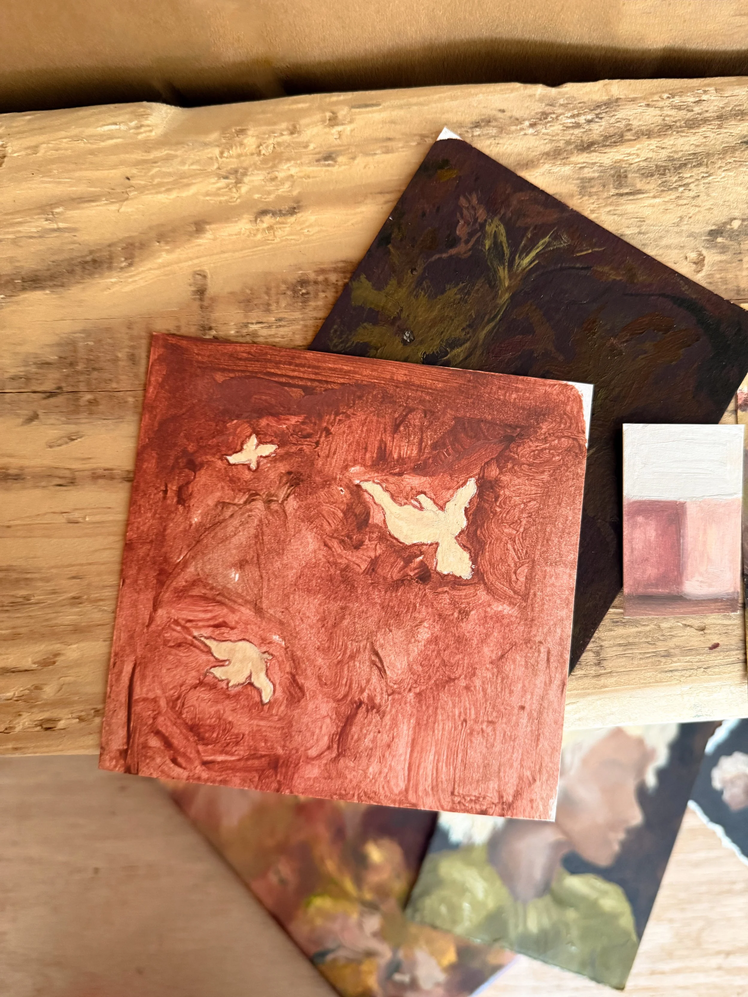 earthy pink original small painting for interior design homes, terrah ray studio.jpg