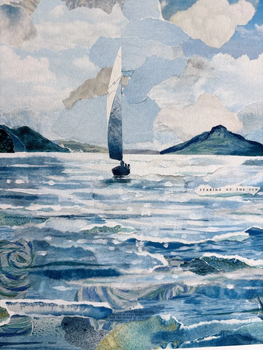 SAILING AWAY COLLAGE