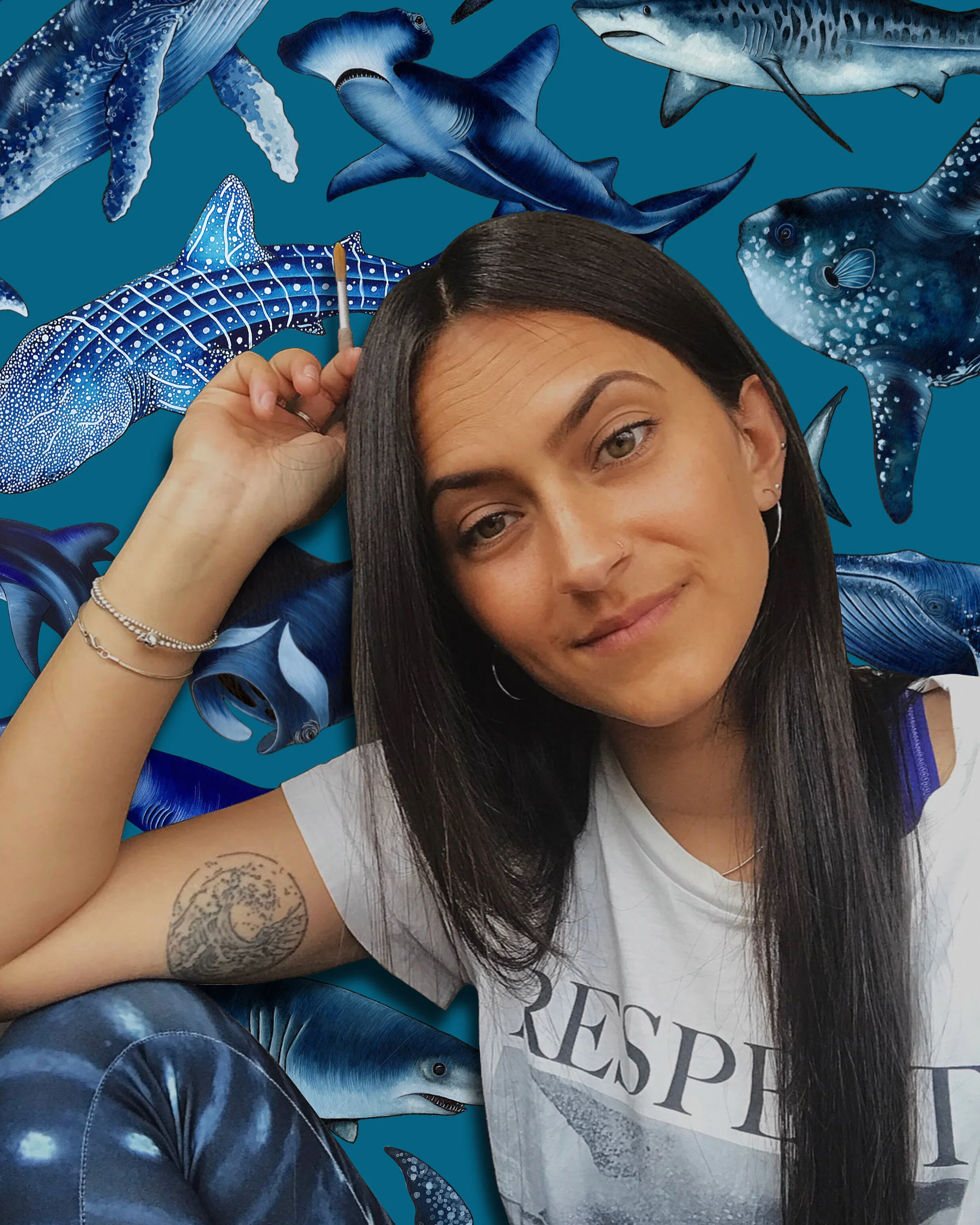 Watercolors that Bring Undersea Creatures to Life - Janavi Kramer