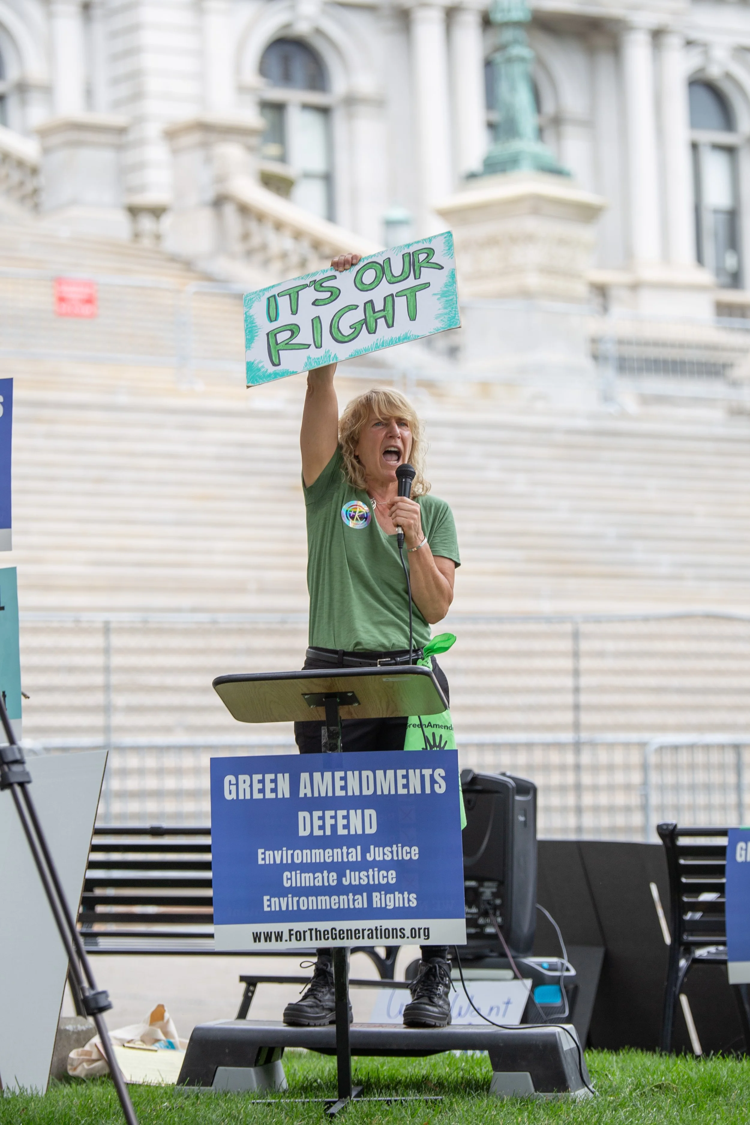  Working to secure our constitutional rights to a healthy environment -Maya van Rossum 