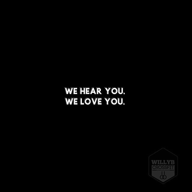 The last few days allowed us to process the current climate in our city and community. We hear you. You are hurt. And we love you and support you.

We deeply care about all of our community. Denouncing hate and violence is easy; words are words. At W