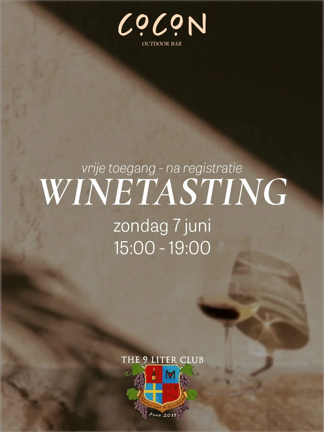 Winetasting | The 9L Club 🍷

Tijdens deze zomerse proeverij ontdekt u een breed, zorgvuldig geselecteerd assortiment uit onze kelder. Met als absolute highlights deze editie:

- Meet the Estate &ndash; Quinta do Vallado Laat u gidsen door de speciaa