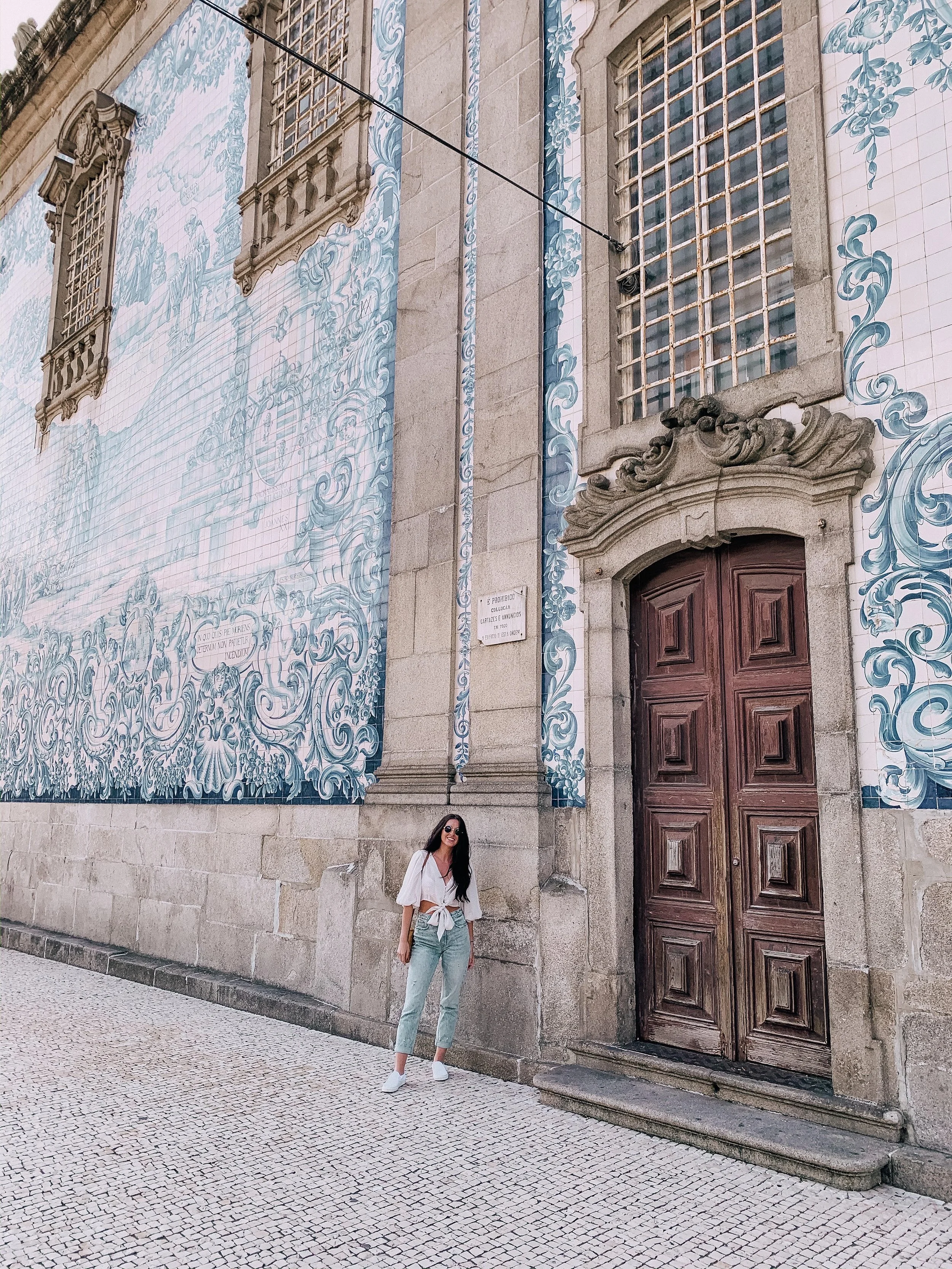 perfect photo of Portugal's blue and white tile designs
