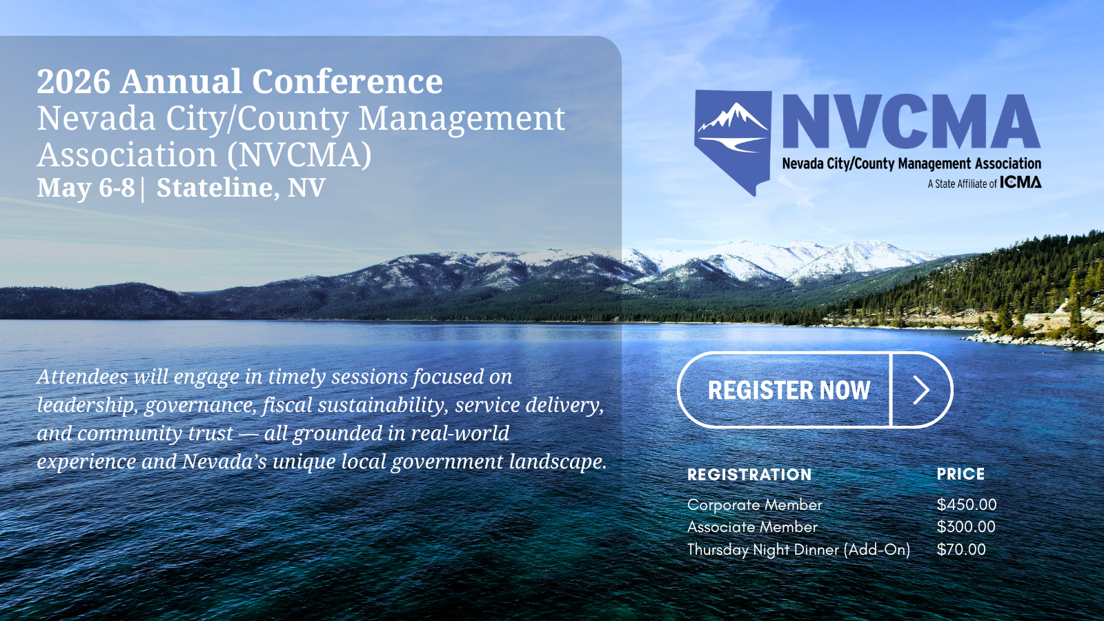 2026 NVCMA Annual Conference Stateline, NV