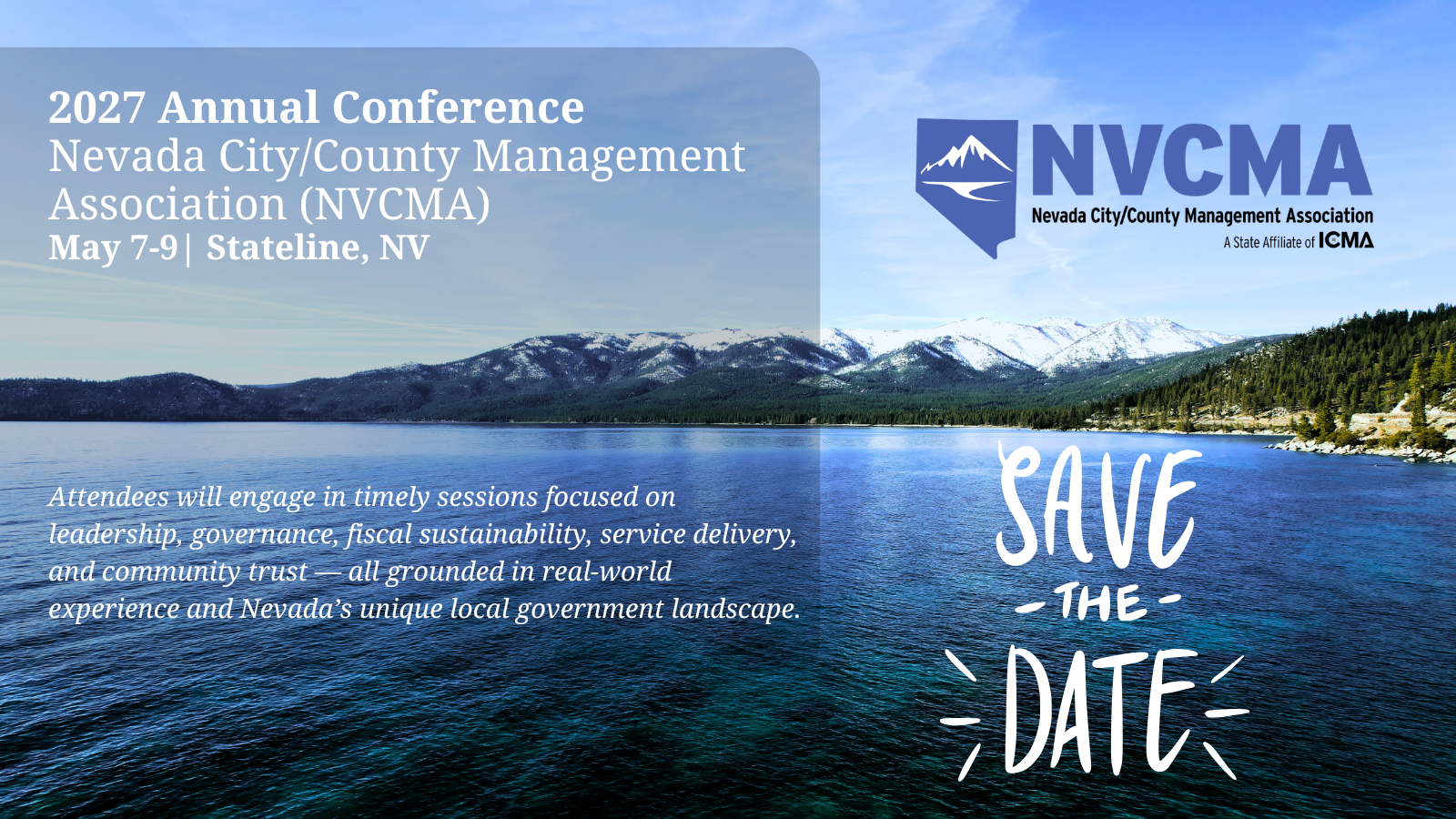 Save the Date! 2027 NVCMA Annual Conference