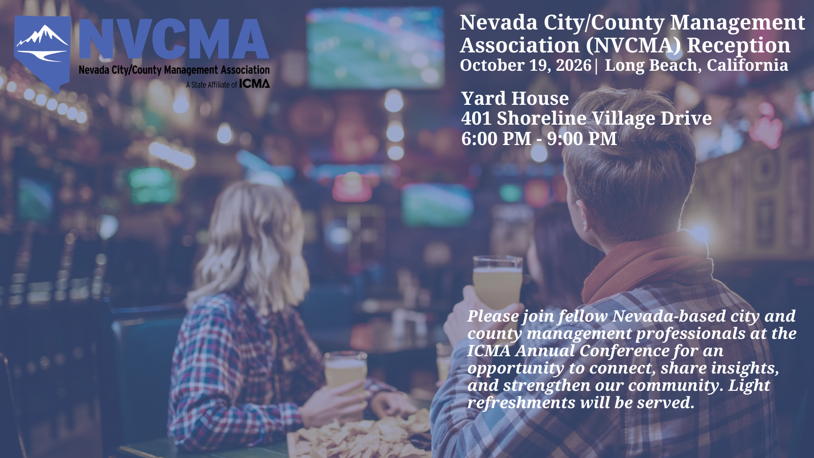Nevada Reception at 2026 ICMA Annual Conference