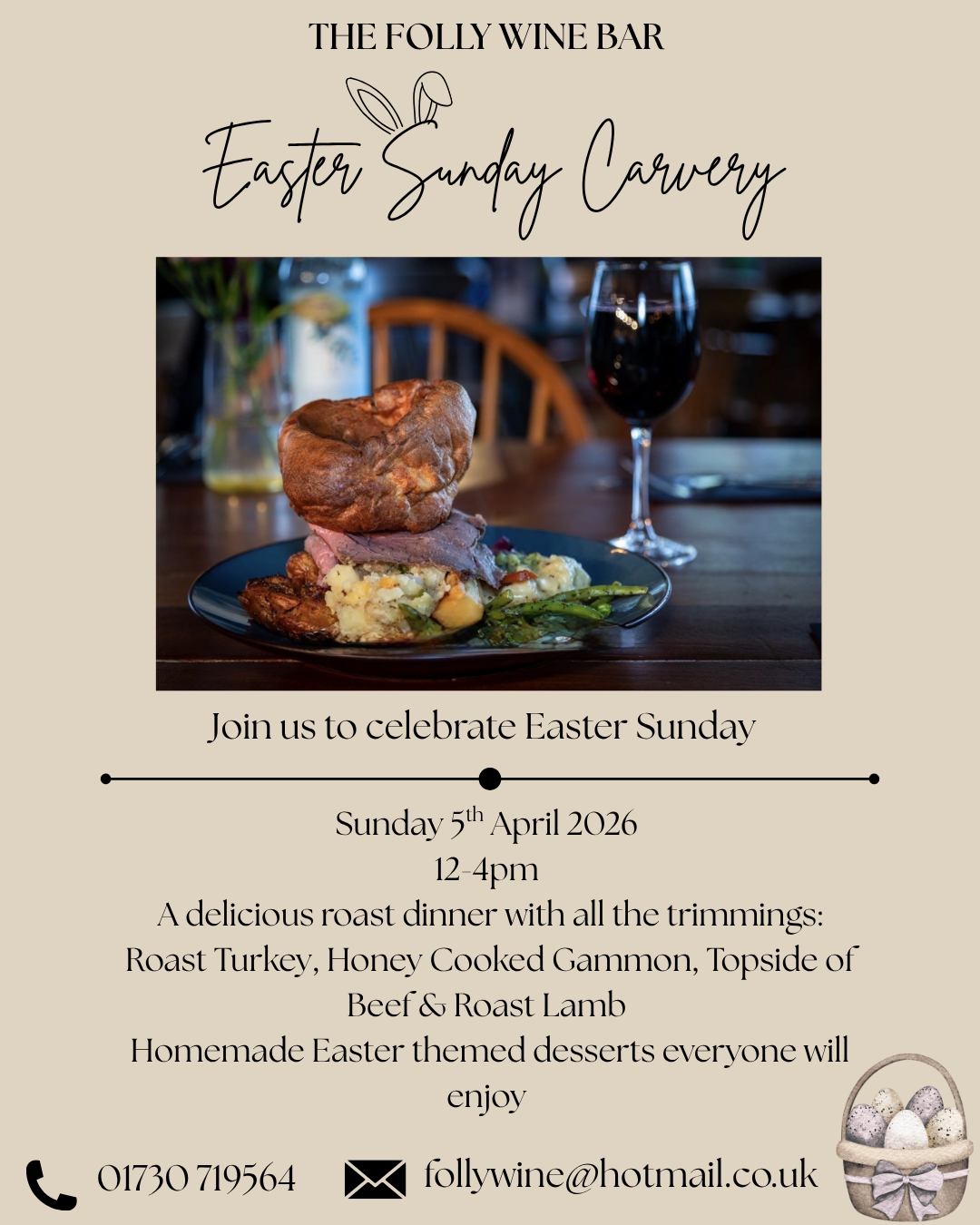Easter Sunday Carvery 