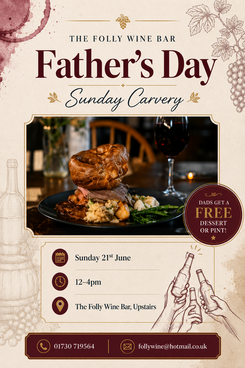 Fathers Day Sunday Carvery 